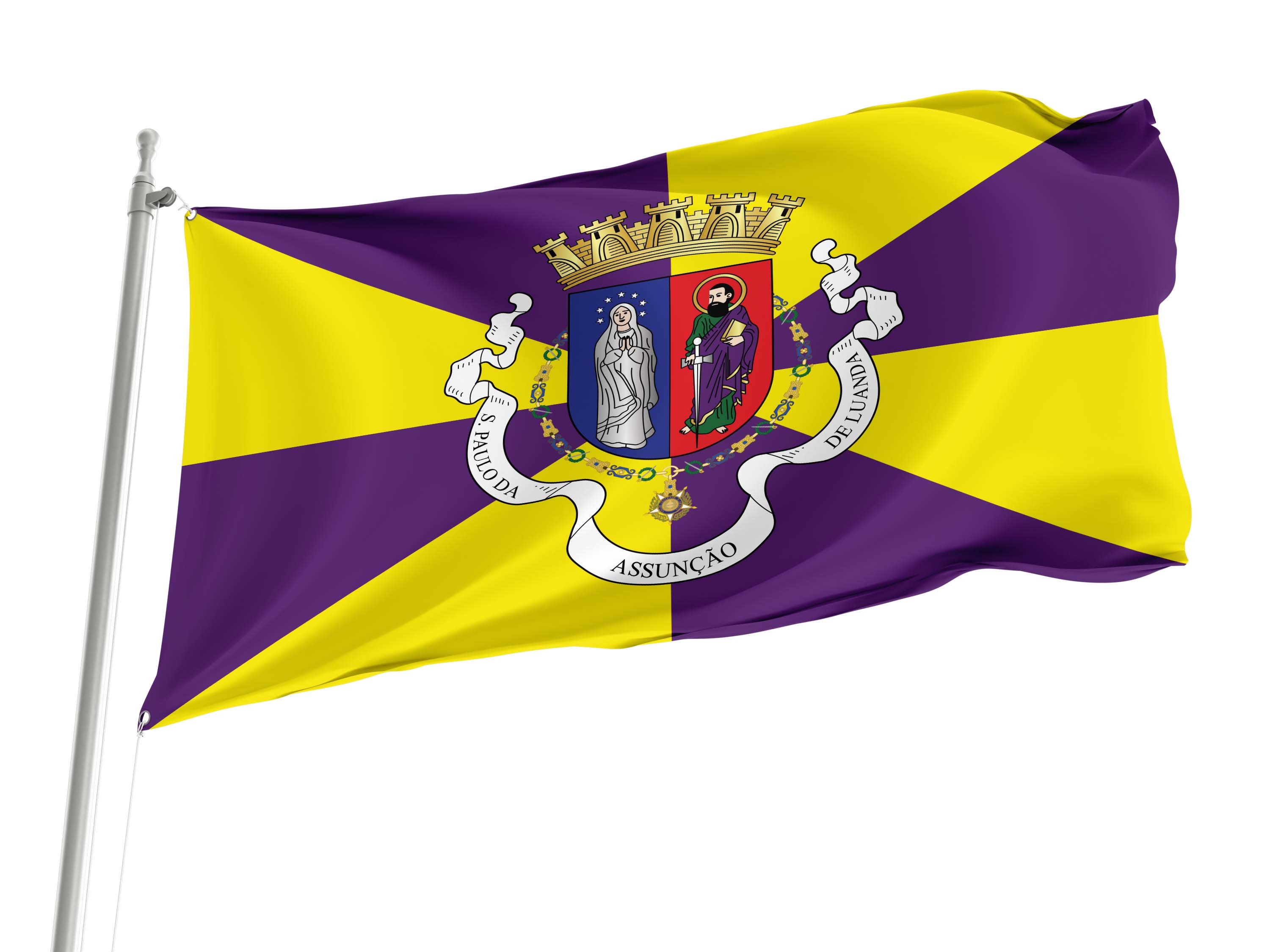Luanda Flag for Indoor & Outdoor Use