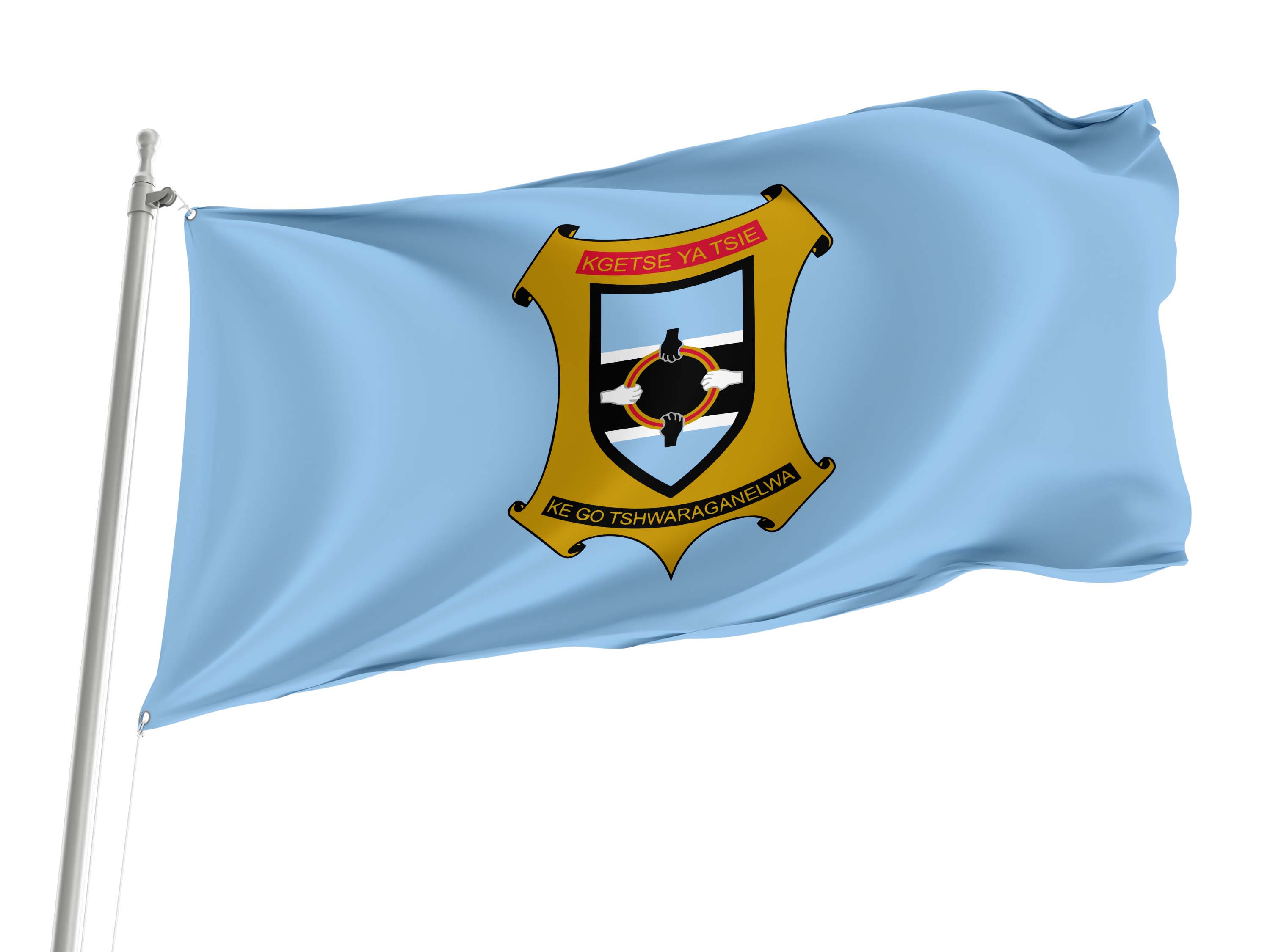 Gaborone Flag for Indoor & Outdoor Use