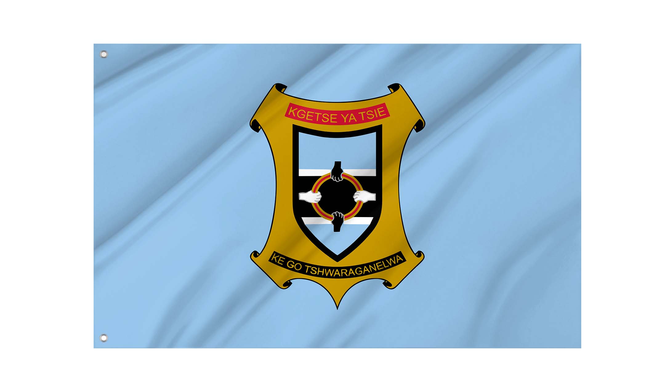Gaborone Flag for Indoor & Outdoor Use