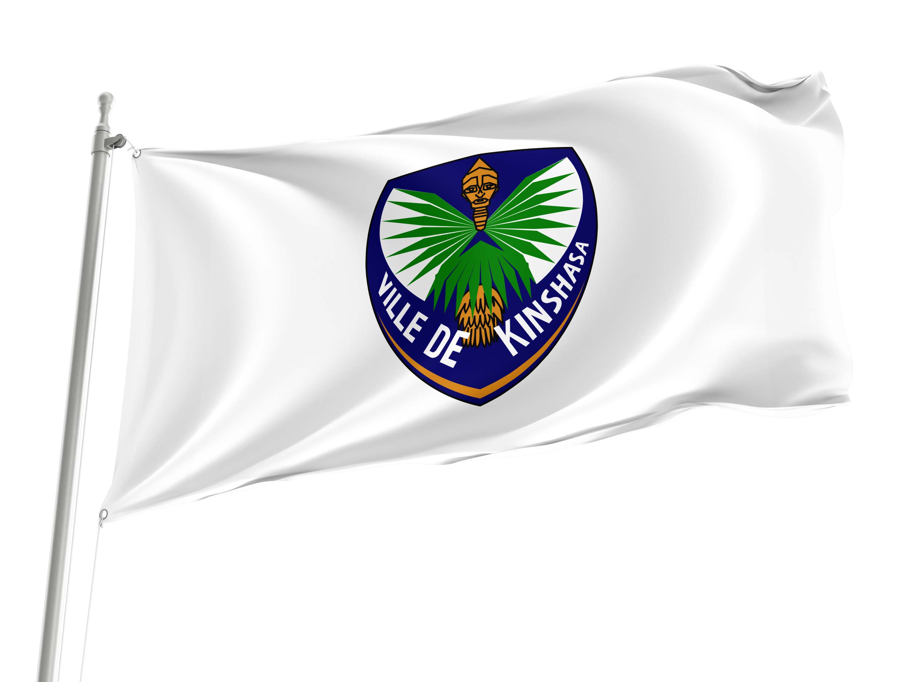 Kinshasa Flag for Indoor & Outdoor Use