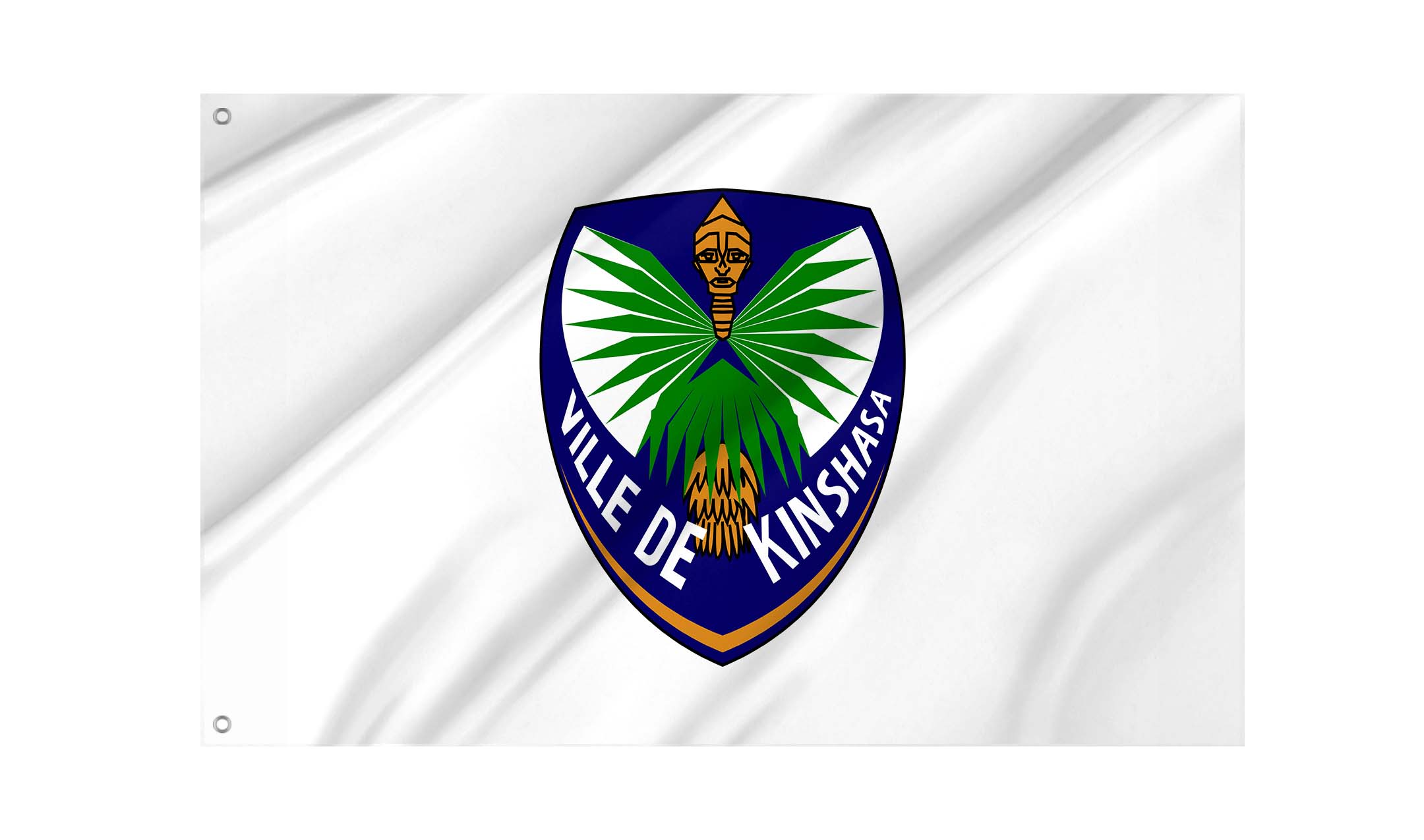Kinshasa Flag for Indoor & Outdoor Use