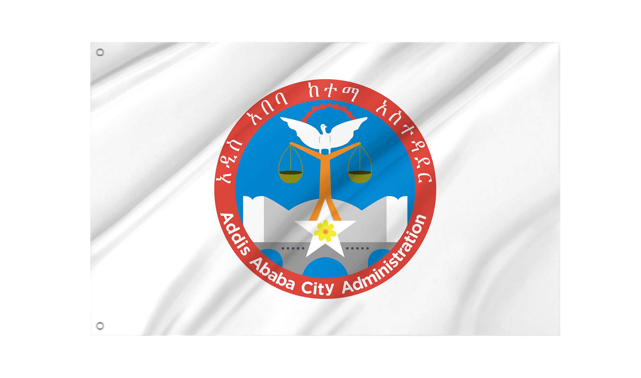 Addis Ababa Flag for Indoor & Outdoor Use