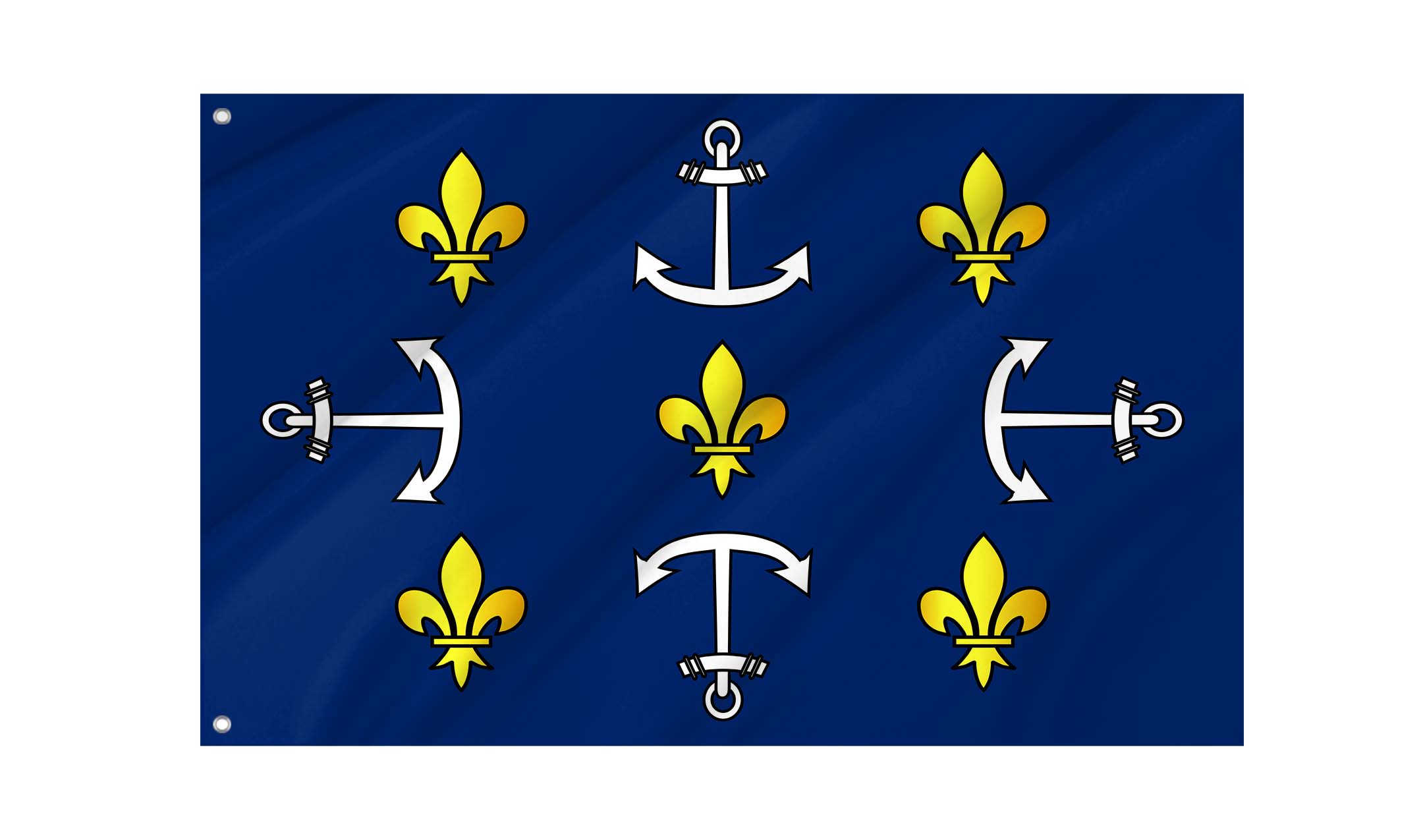 Port Louis Flag for Indoor & Outdoor Use