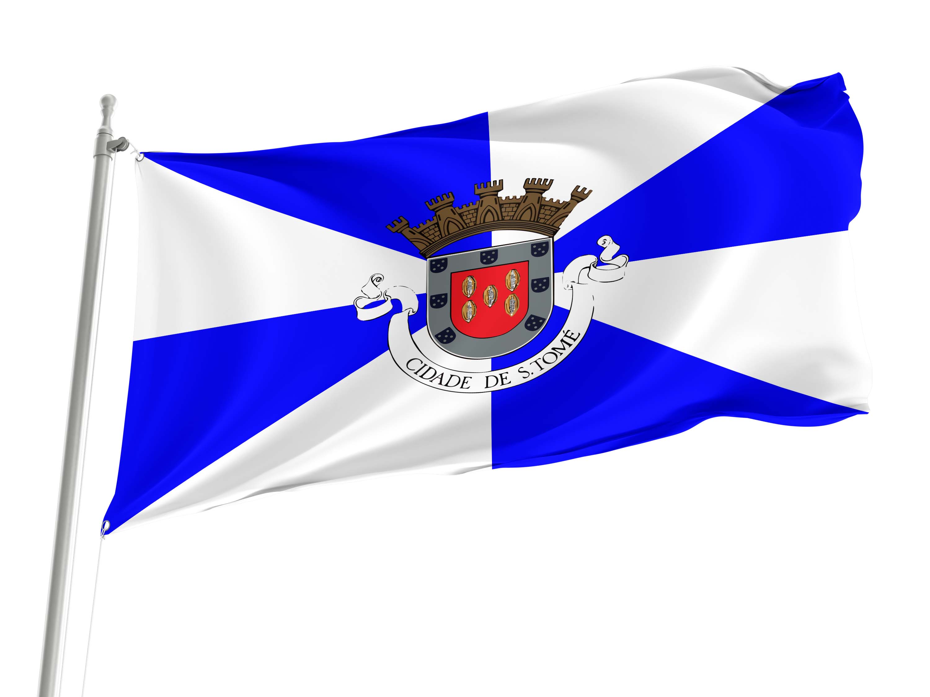 São Tomé Capital City Flag for Indoor & Outdoor Use