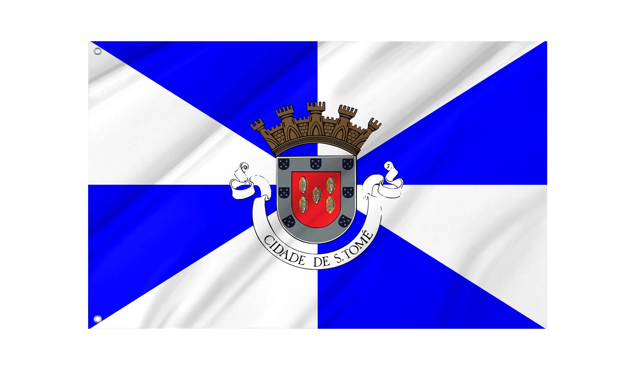 São Tomé Capital City Flag for Indoor & Outdoor Use