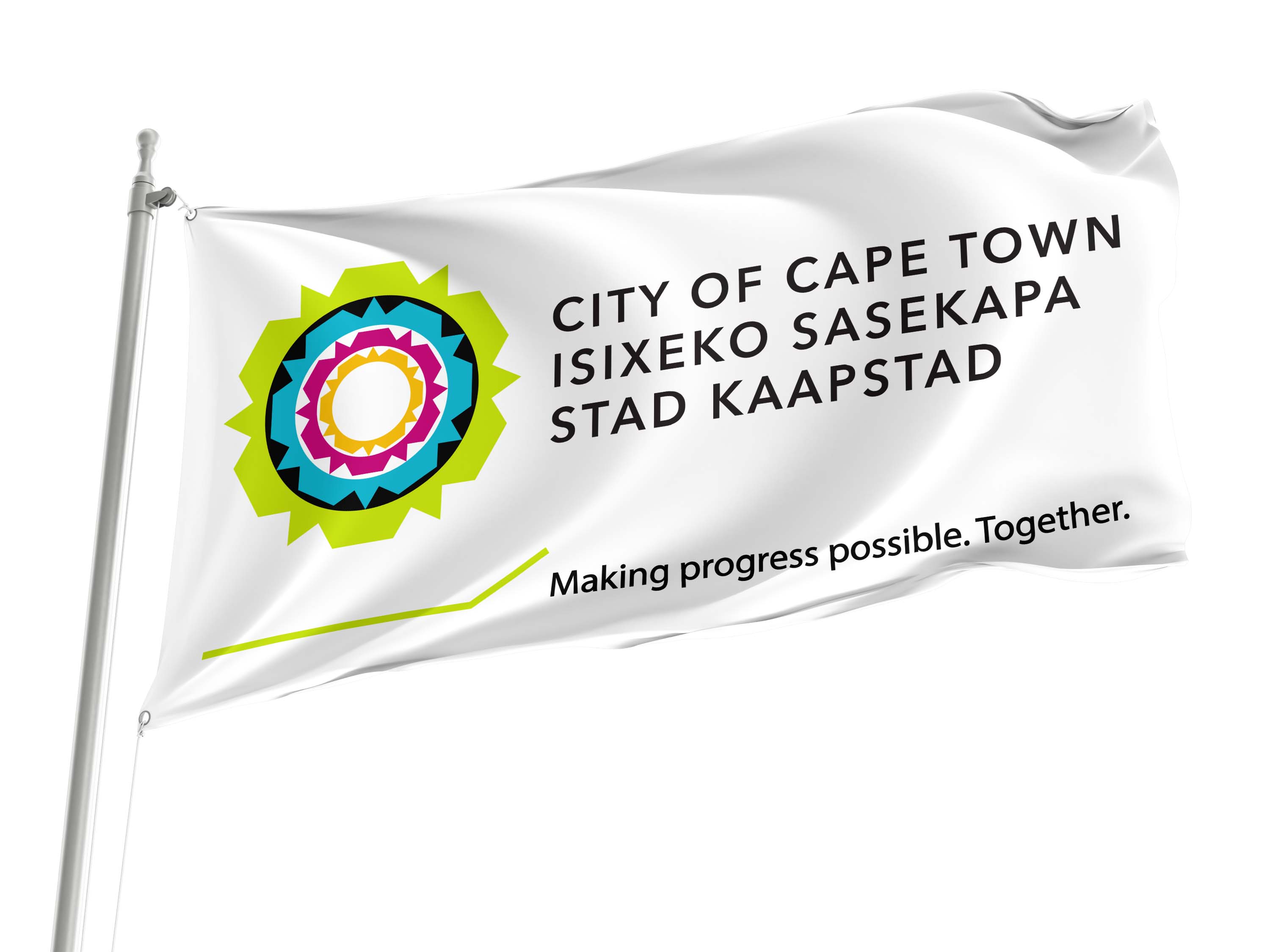 Cape Town Capital City Flag for Indoor & Outdoor Use