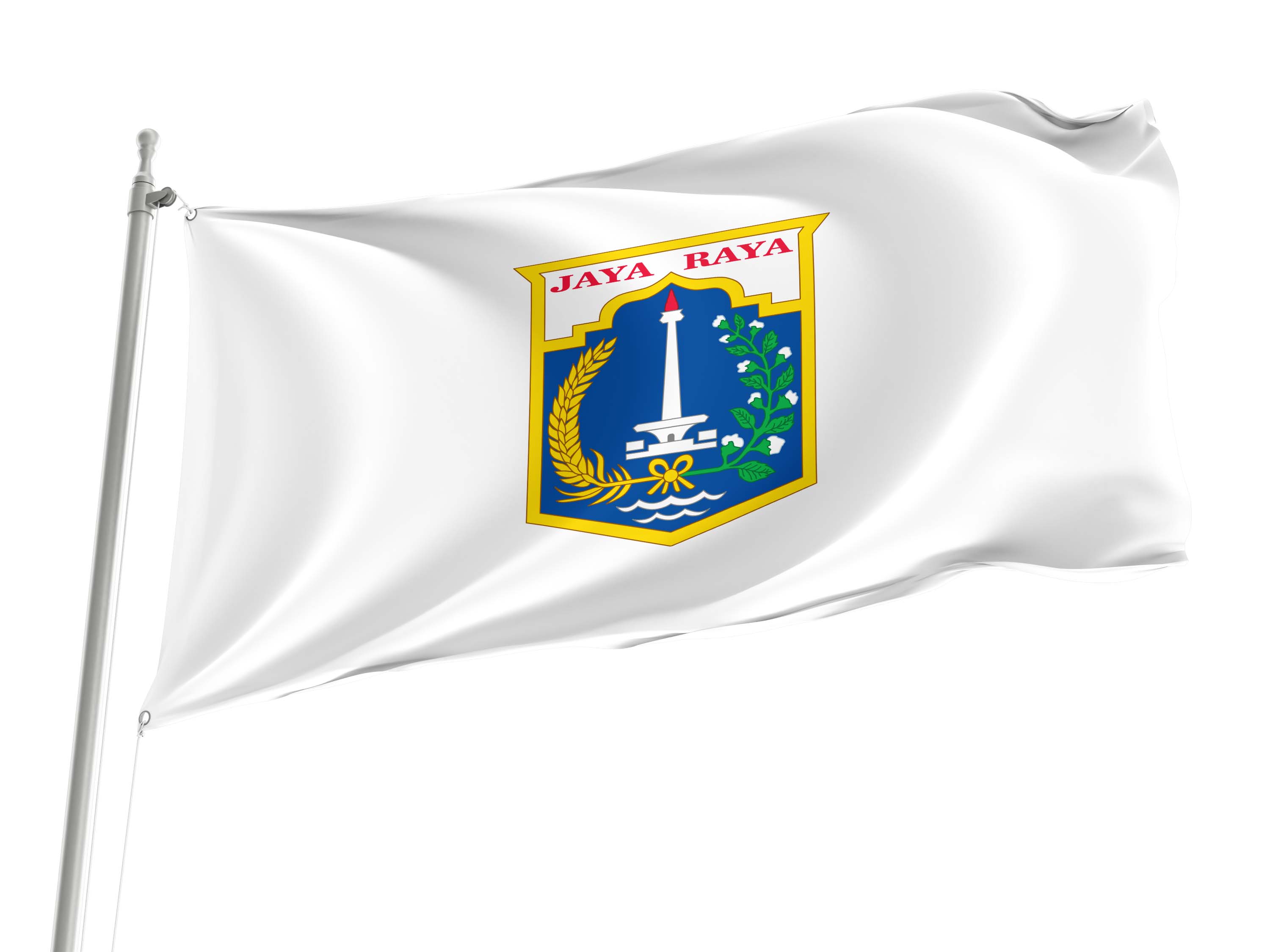 Jakarta  Flag for Indoor & Outdoor Use