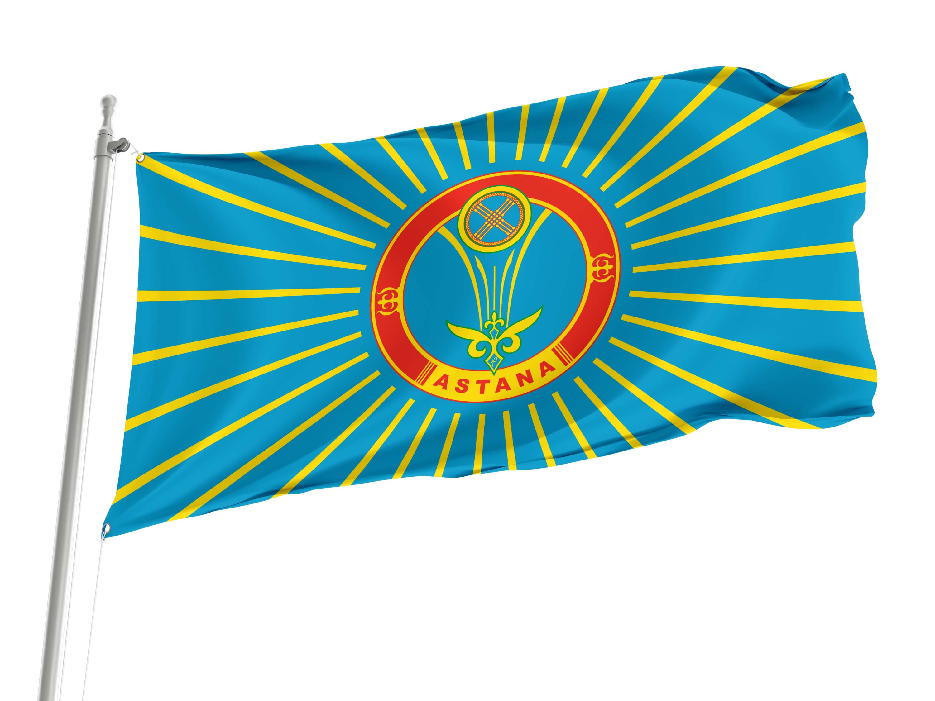 Astana Flag for Indoor & Outdoor Use