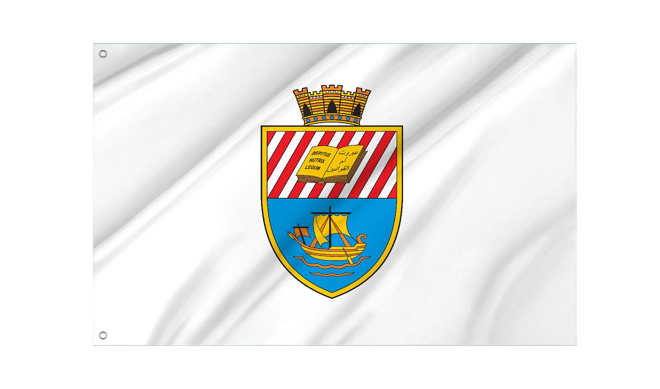 Beirut Capital City Flag for Indoor & Outdoor Use