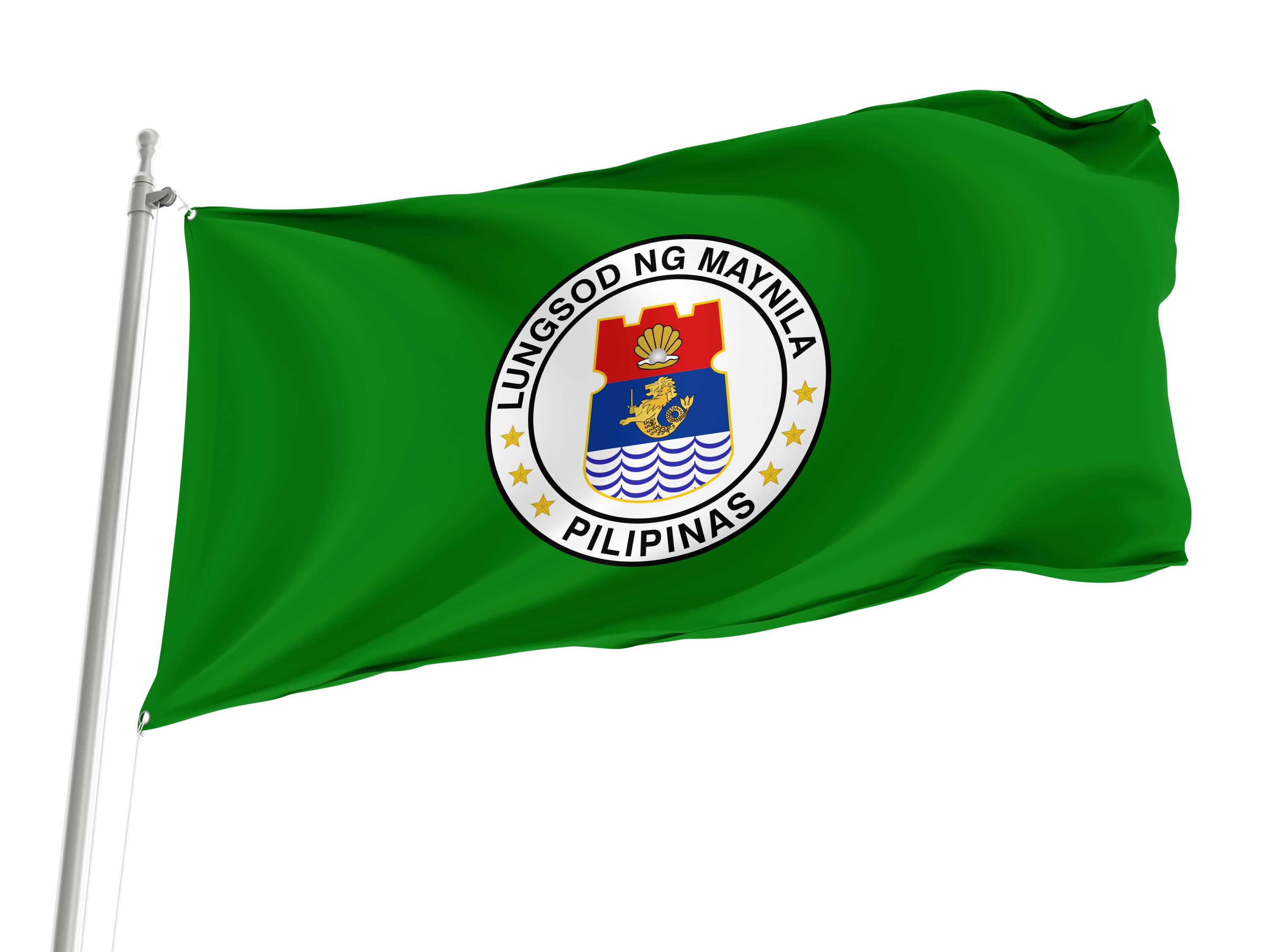 Manila Capital City Flag for Indoor & Outdoor Use