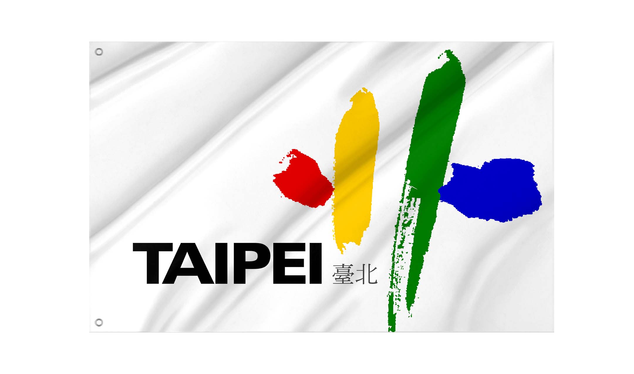 Taipei City Flag for Indoor & Outdoor Use