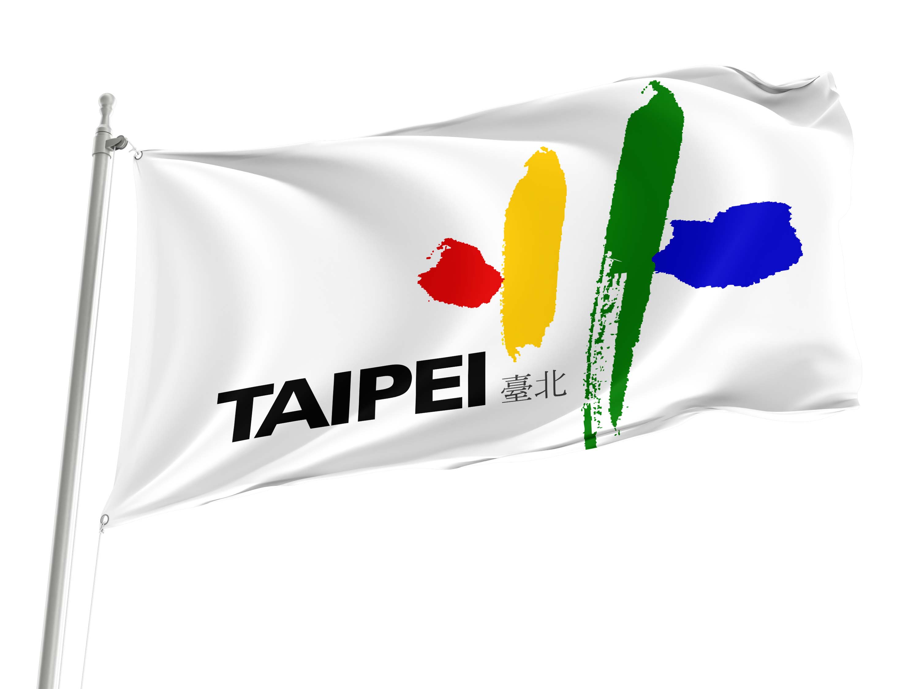 Taipei City Flag for Indoor & Outdoor Use