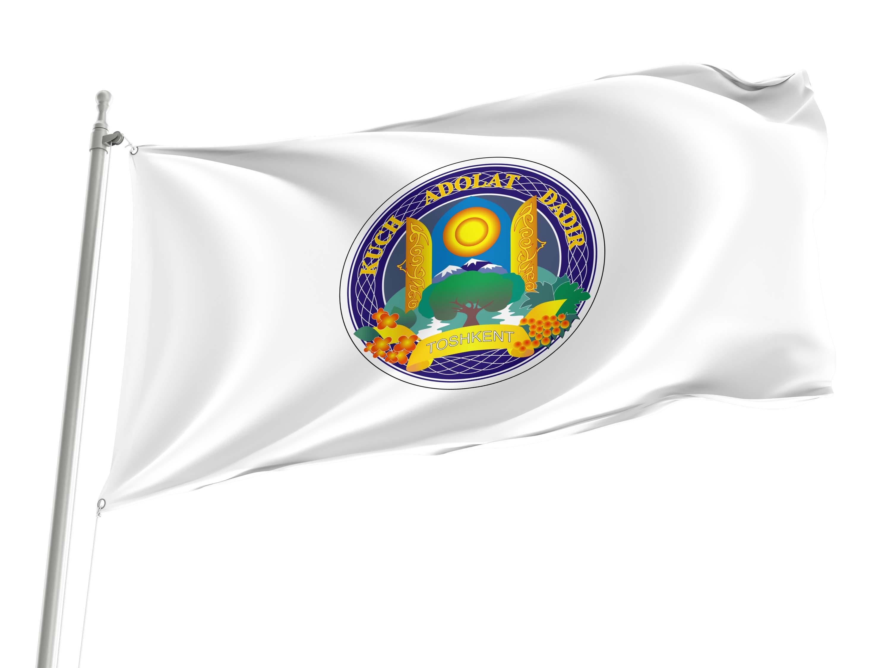 Tashkent Flag for Indoor & Outdoor Use