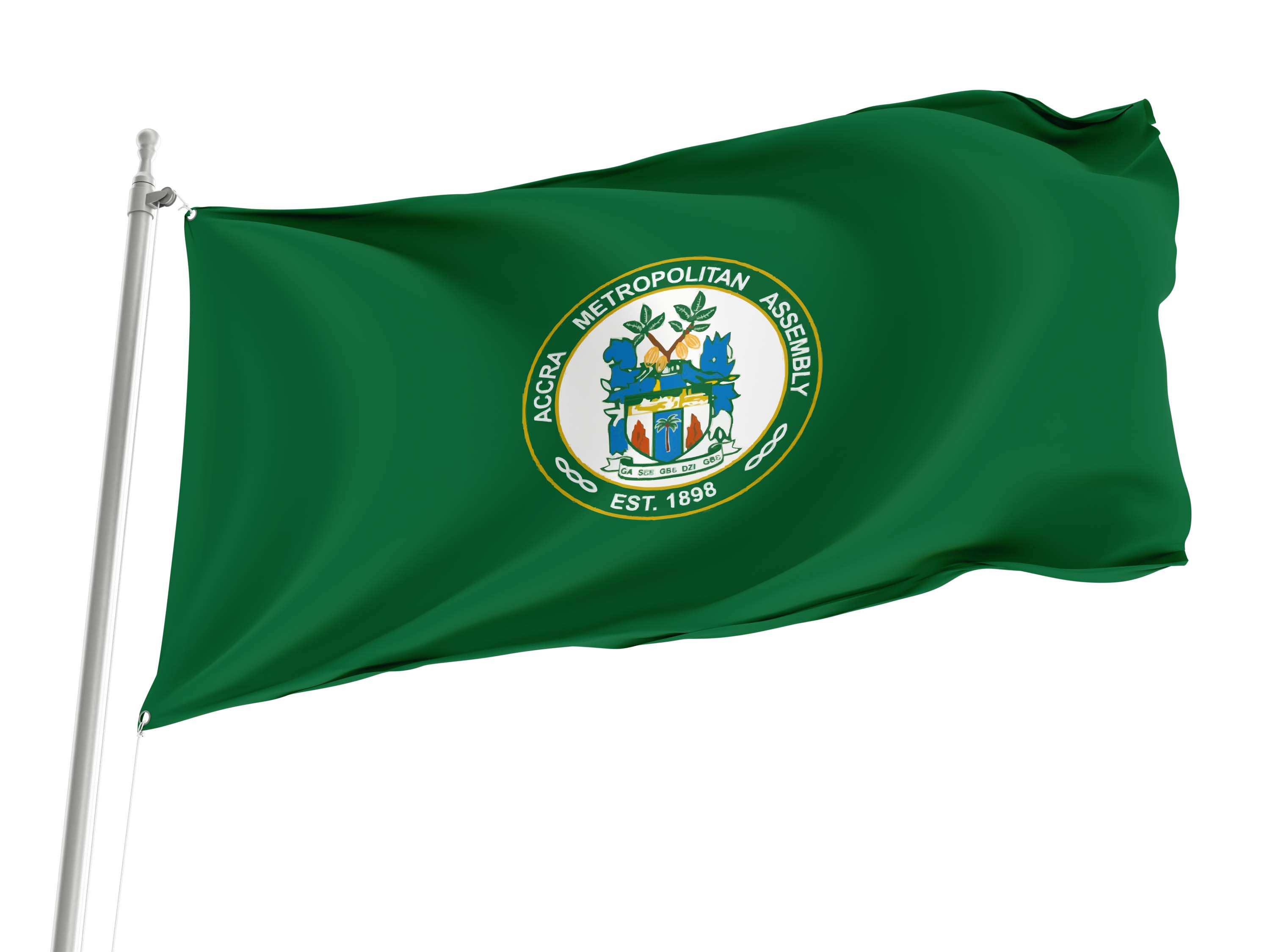 Accra Capital City Flag for Indoor & Outdoor Use