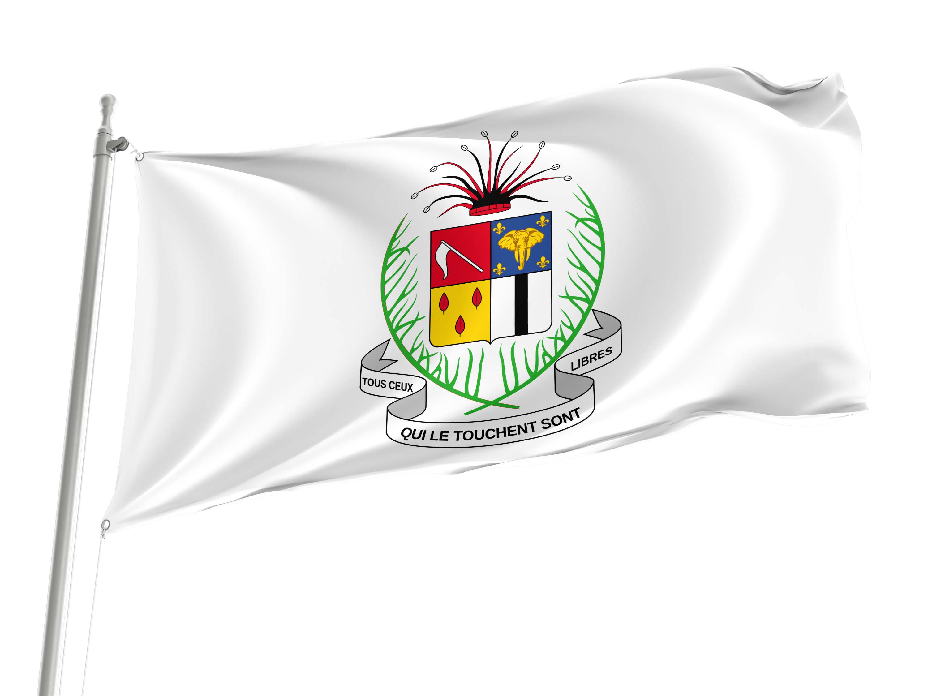 Brazzaville Capital City Flag for Indoor & Outdoor Use