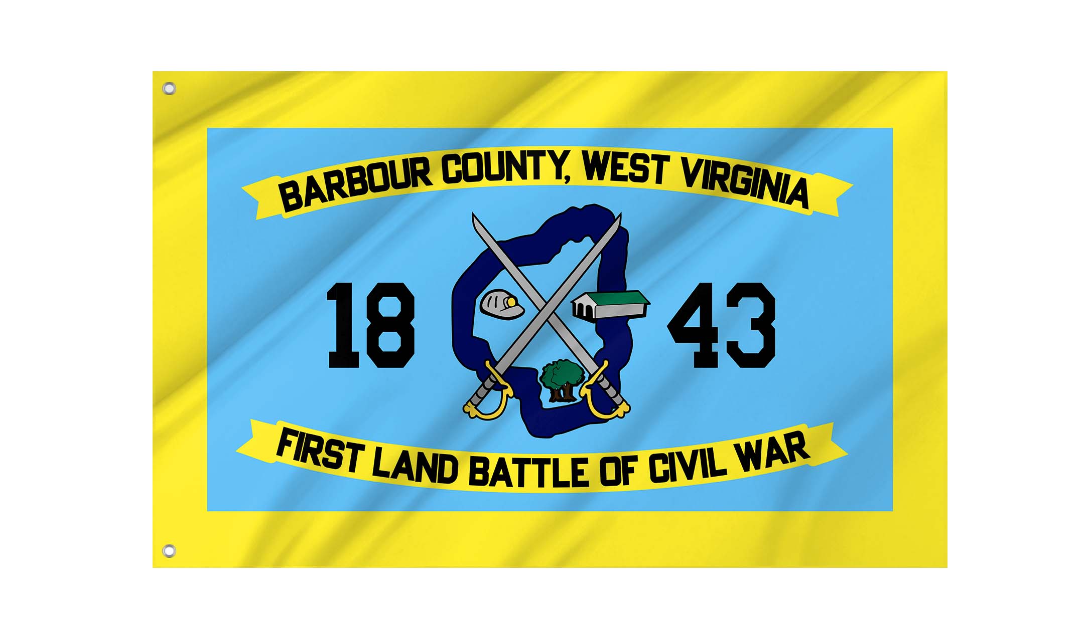 Barbour County Flag for Indoor & Outdoor Use