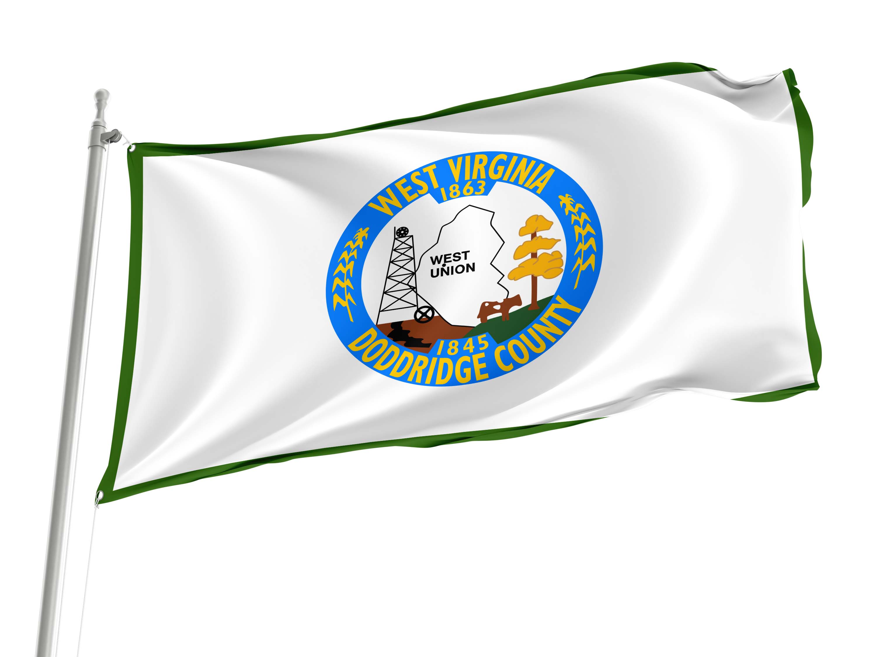 Doddridge County Flag for Indoor & Outdoor Use