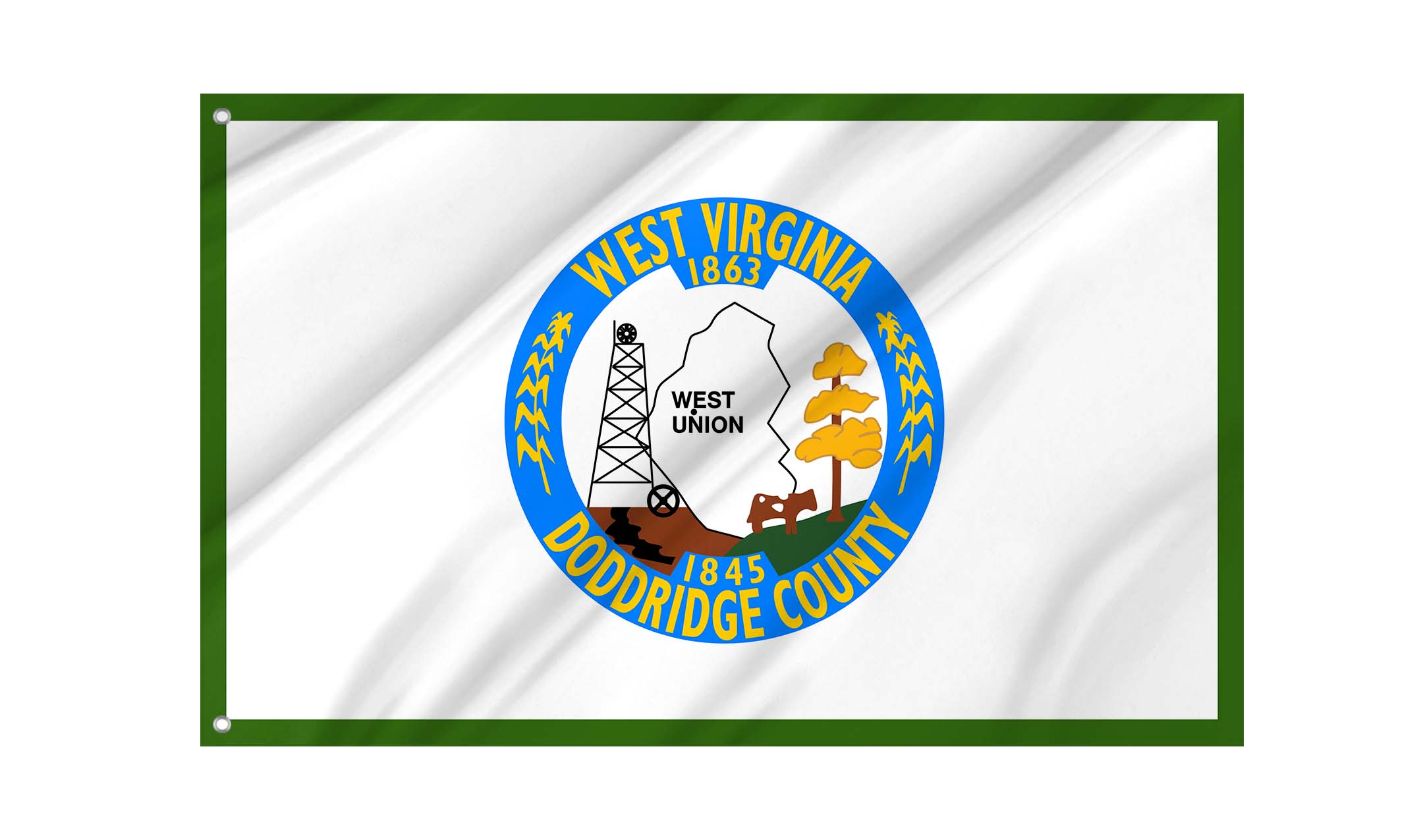 Doddridge County Flag for Indoor & Outdoor Use