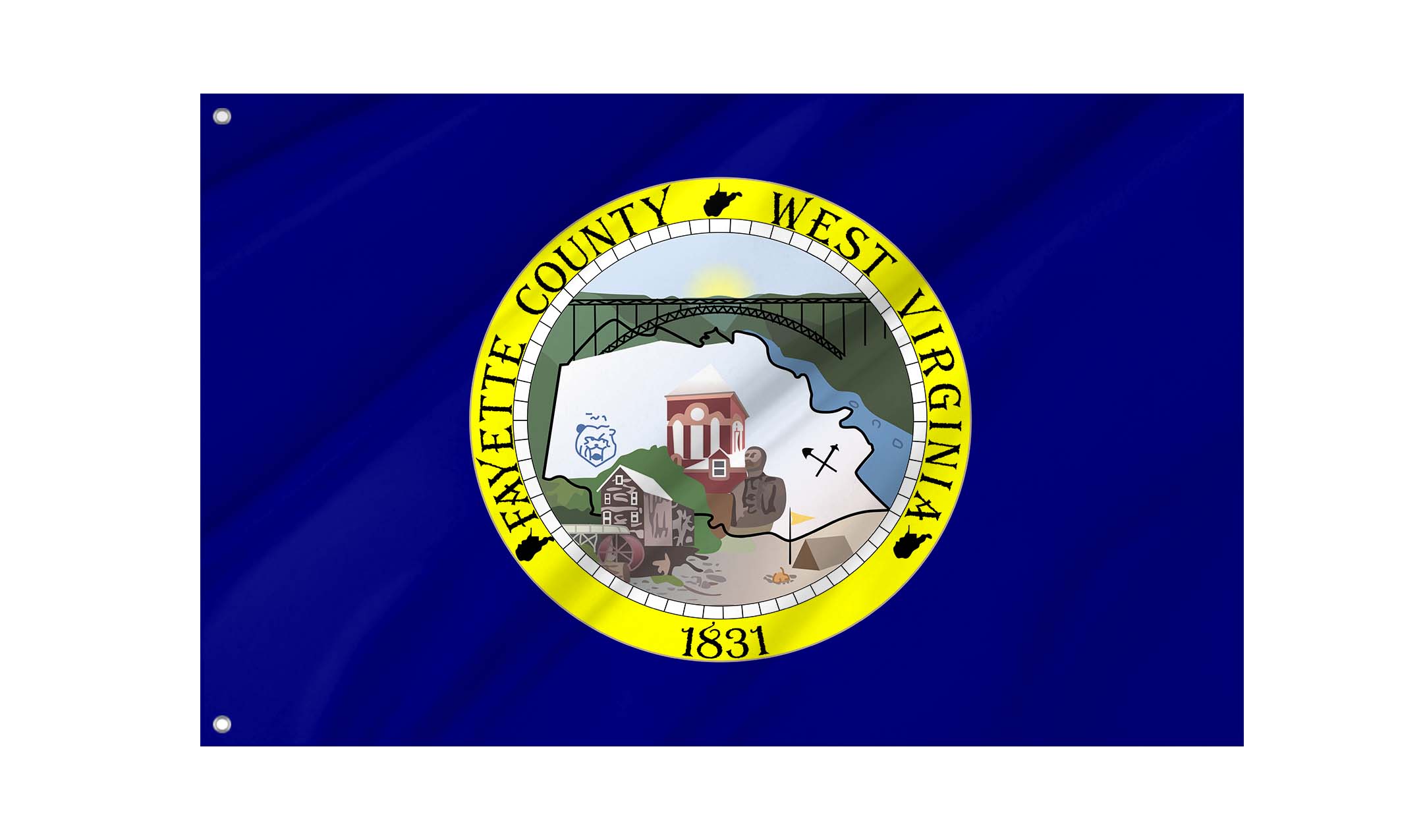 Fayette County Flag for Indoor & Outdoor Use