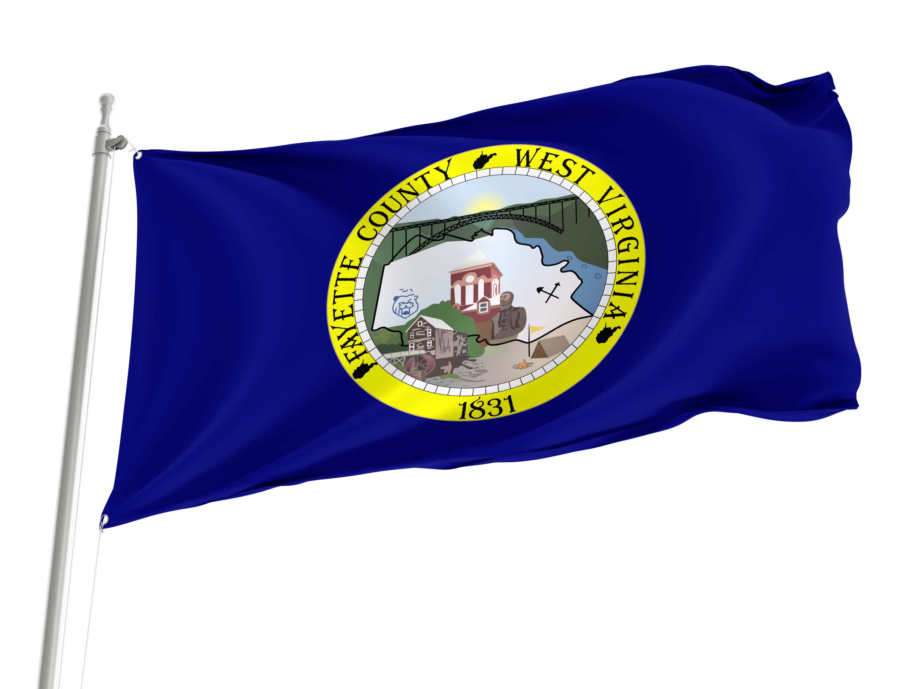 Fayette County Flag for Indoor & Outdoor Use