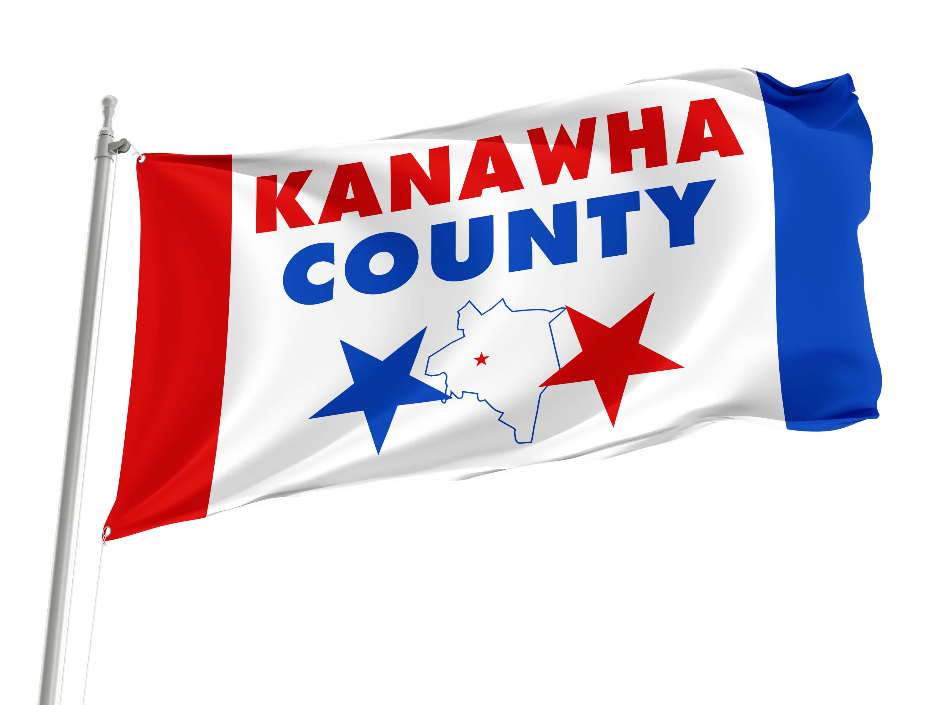 Kanawha County Flag for Indoor & Outdoor Use