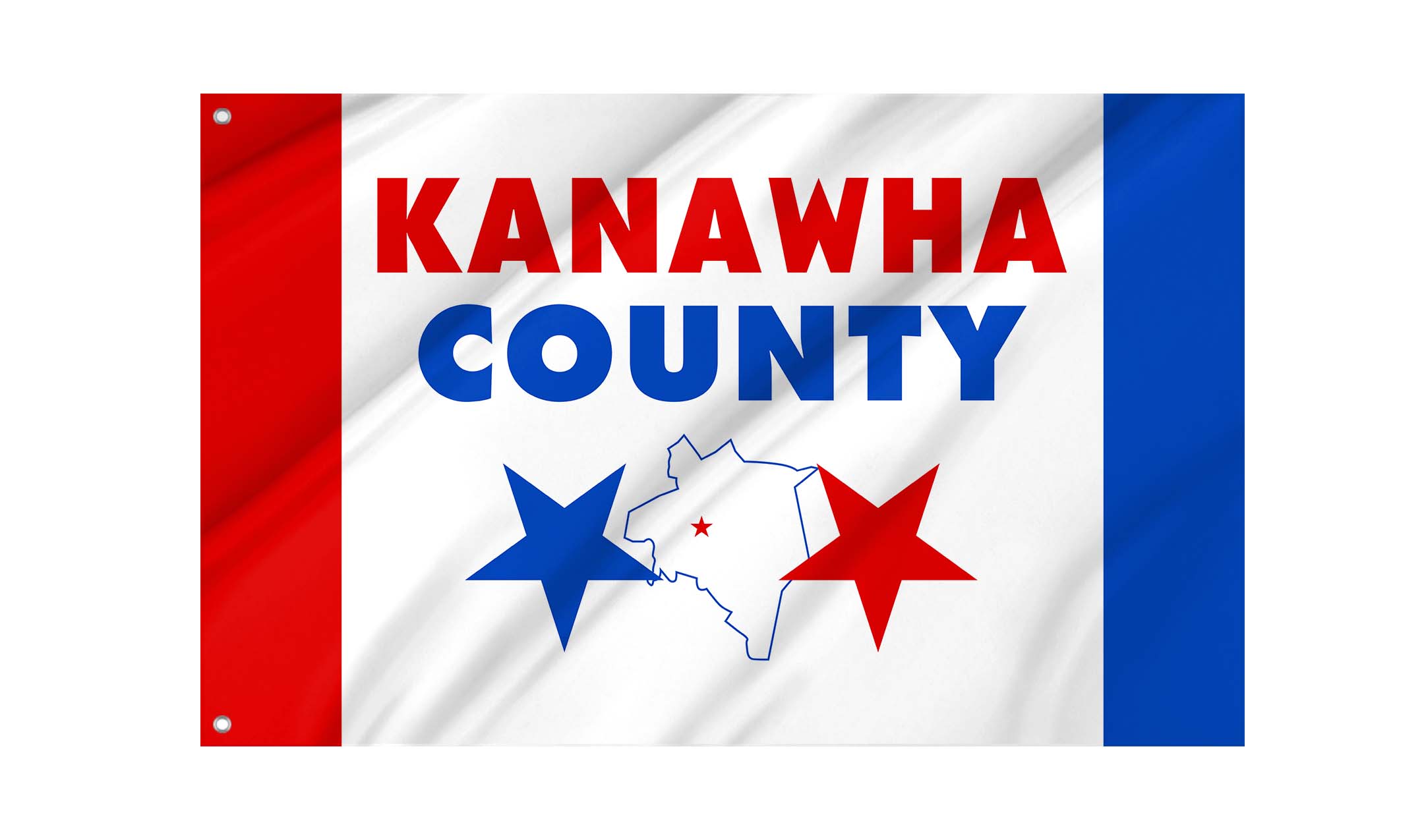 Kanawha County Flag for Indoor & Outdoor Use