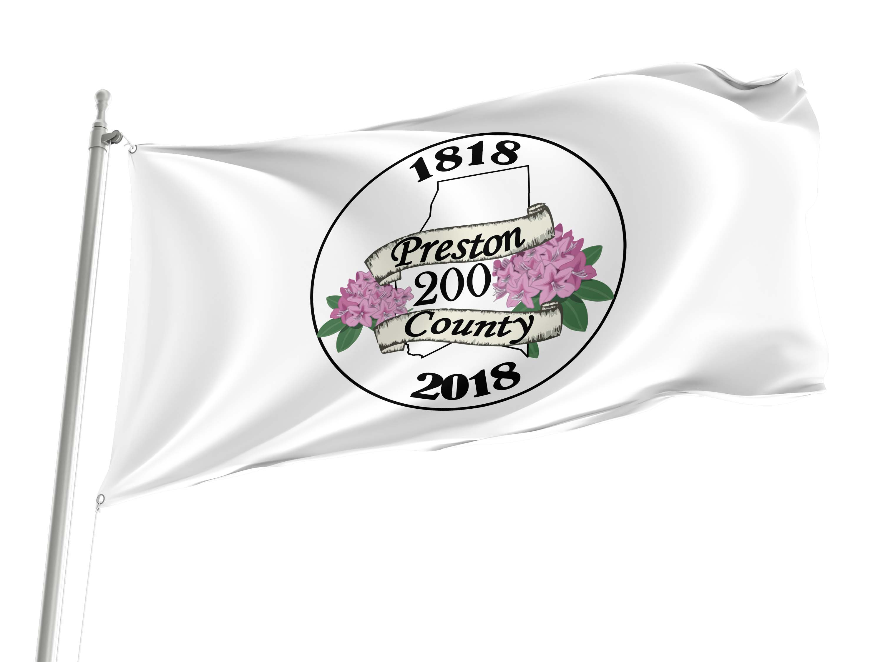 Preston County Flag for Indoor & Outdoor Use