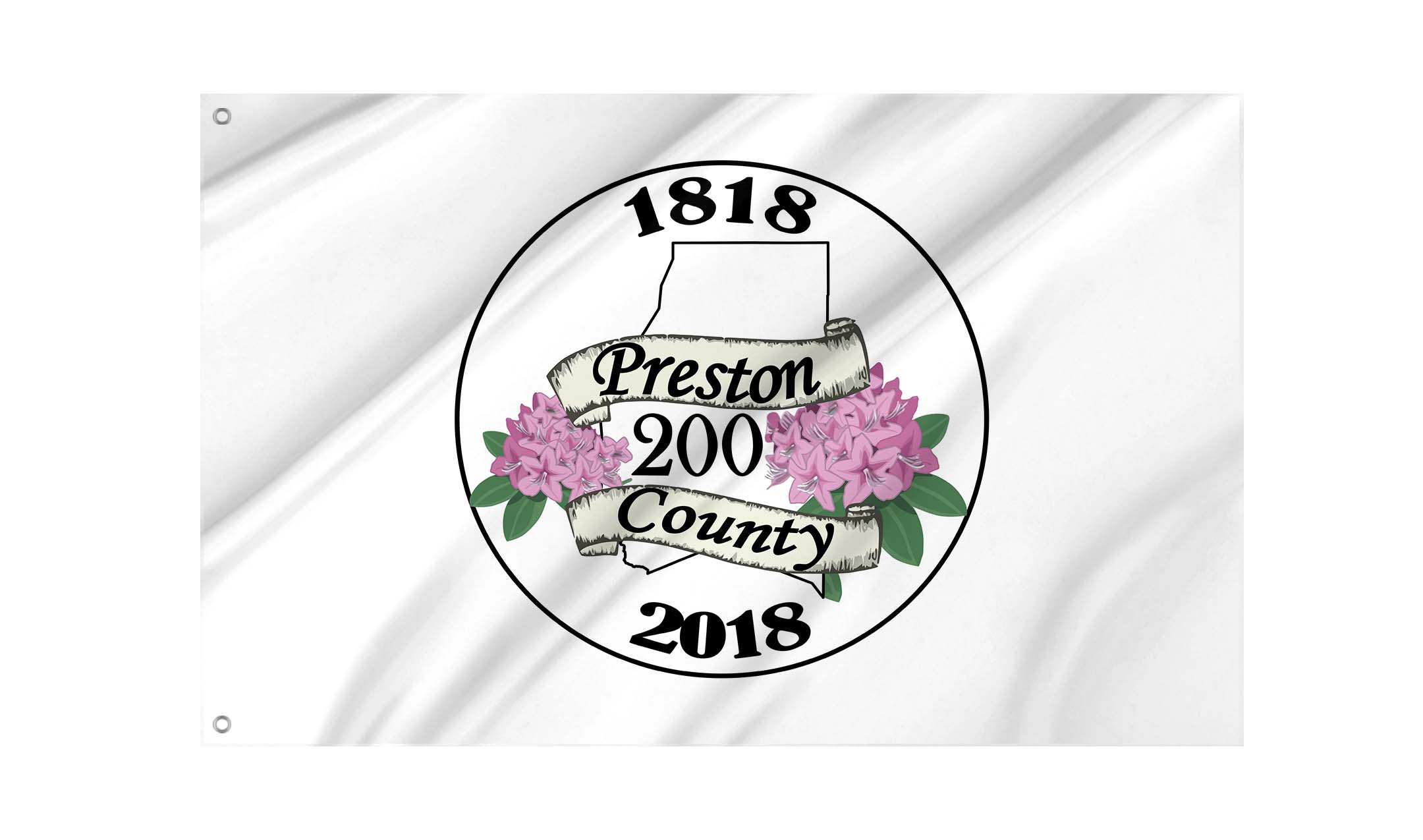 Preston County Flag for Indoor & Outdoor Use
