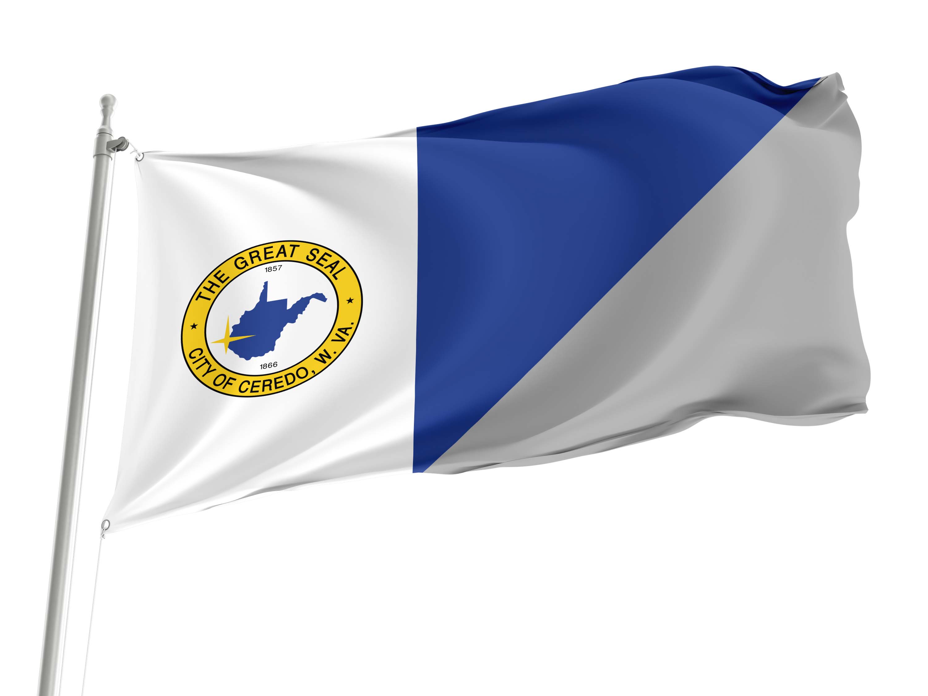 Ceredo Flag for Indoor & Outdoor Use