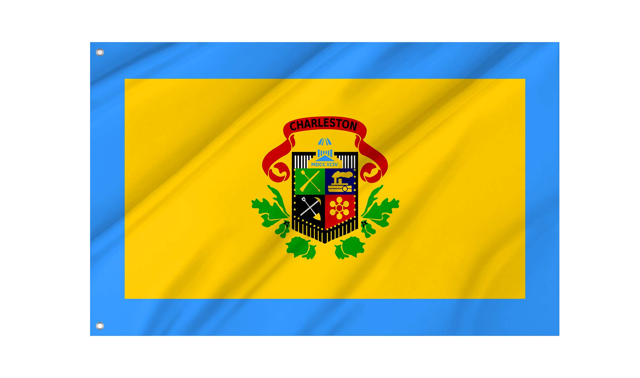 Charleston, West Virginia Flag for Indoor & Outdoor Use
