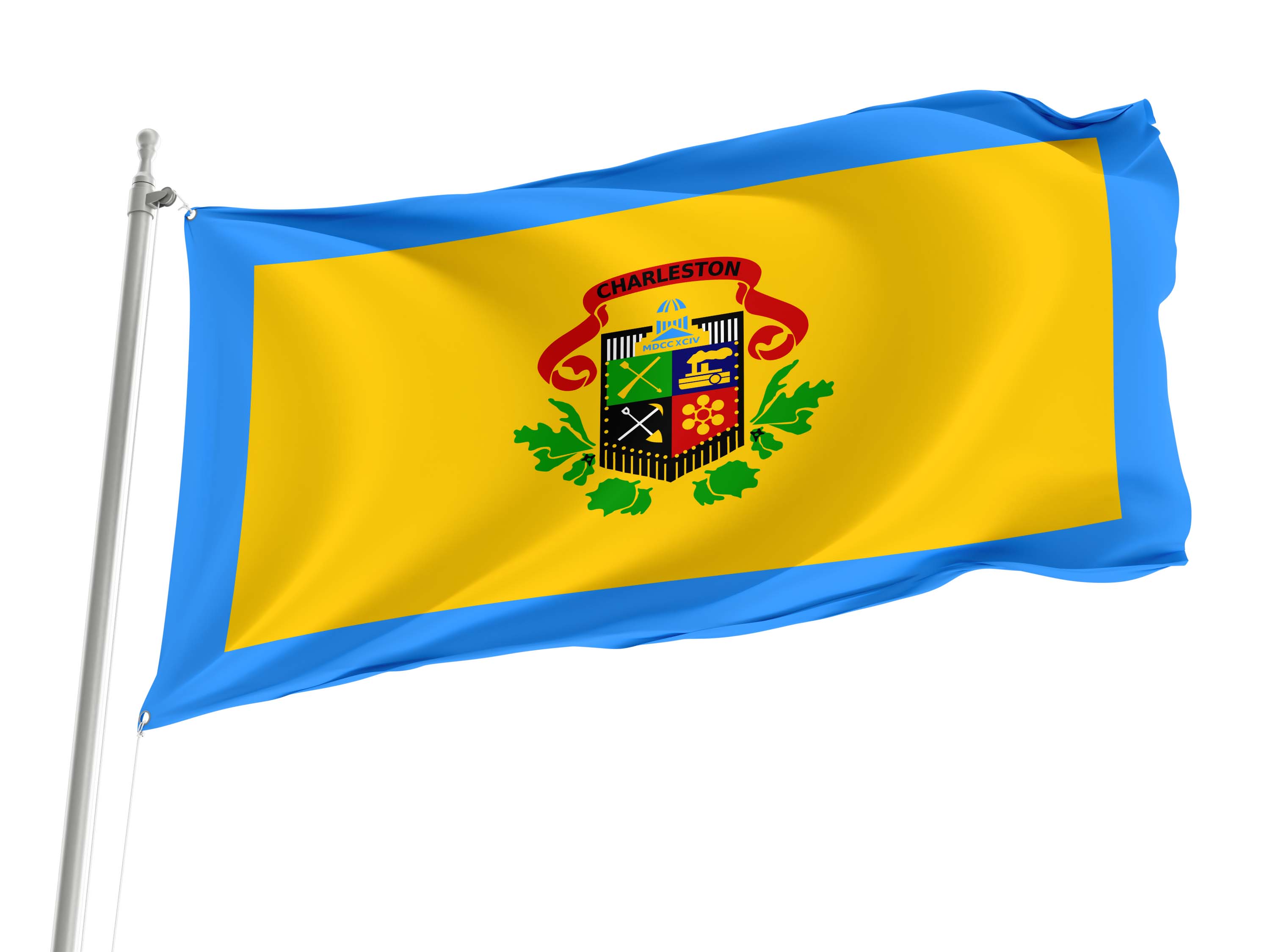 Charleston, West Virginia Flag for Indoor & Outdoor Use