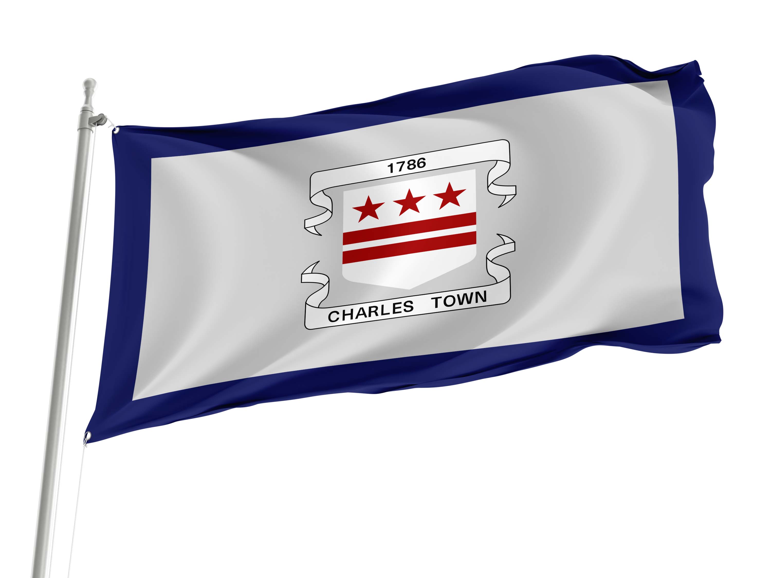 Charles Town Flag for Indoor & Outdoor Use