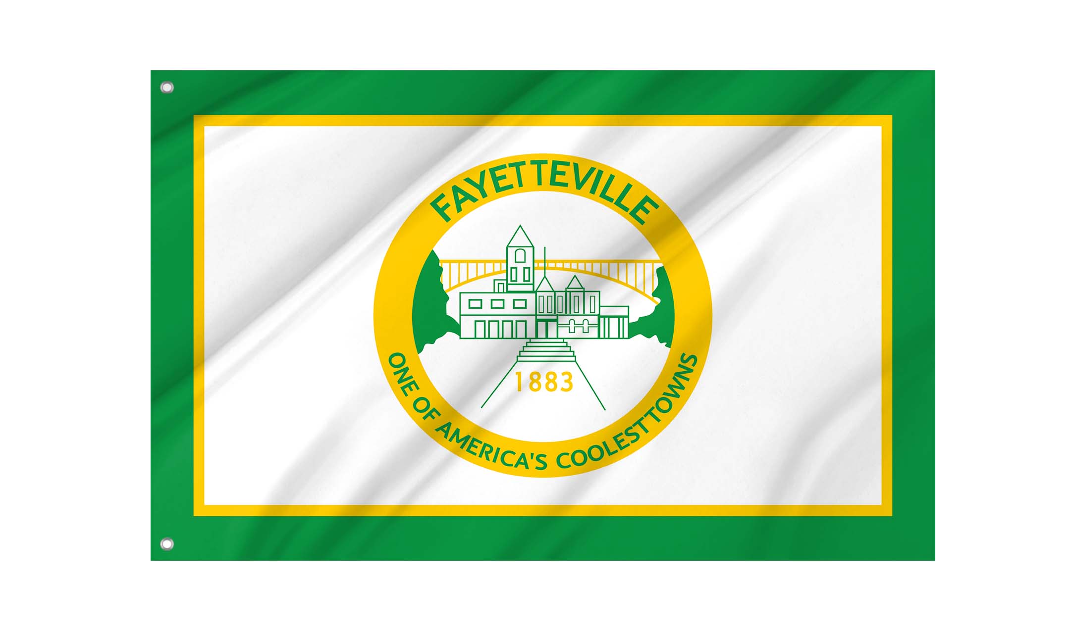 Fayetteville Flag for Indoor & Outdoor Use