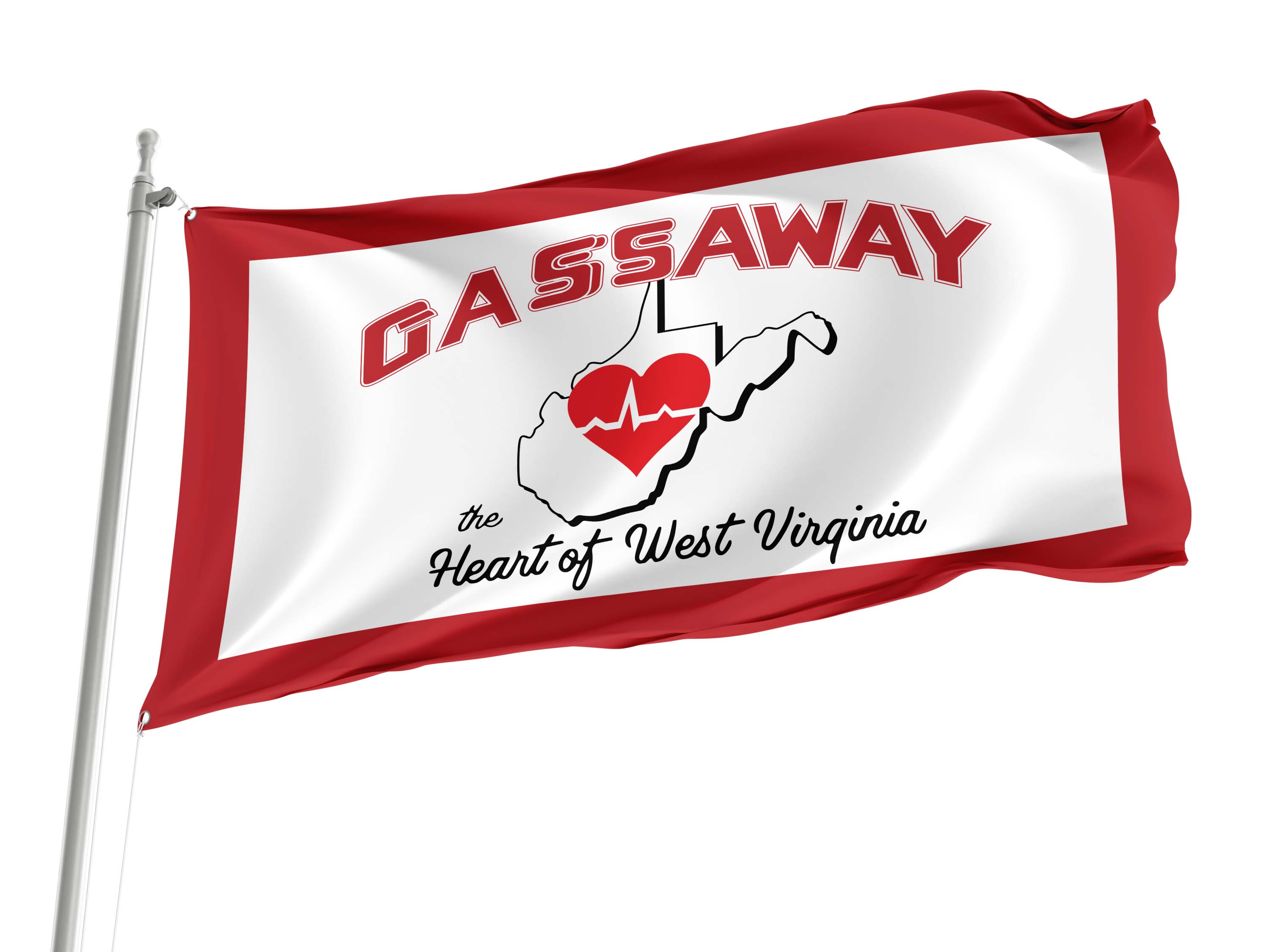Gassaway Flag for Indoor & Outdoor Use