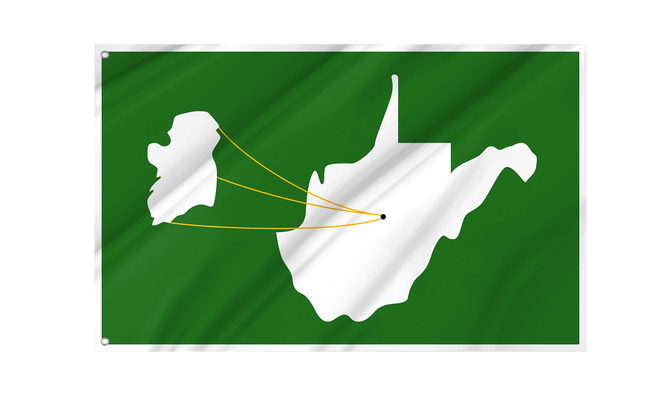 Ireland, West Virginia Flag for Indoor & Outdoor Use