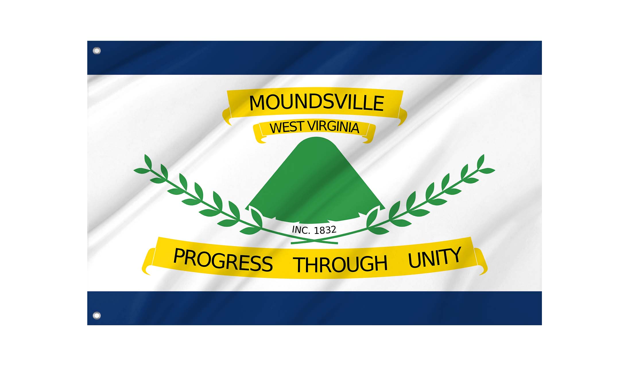 Moundsville Flag for Indoor & Outdoor Use