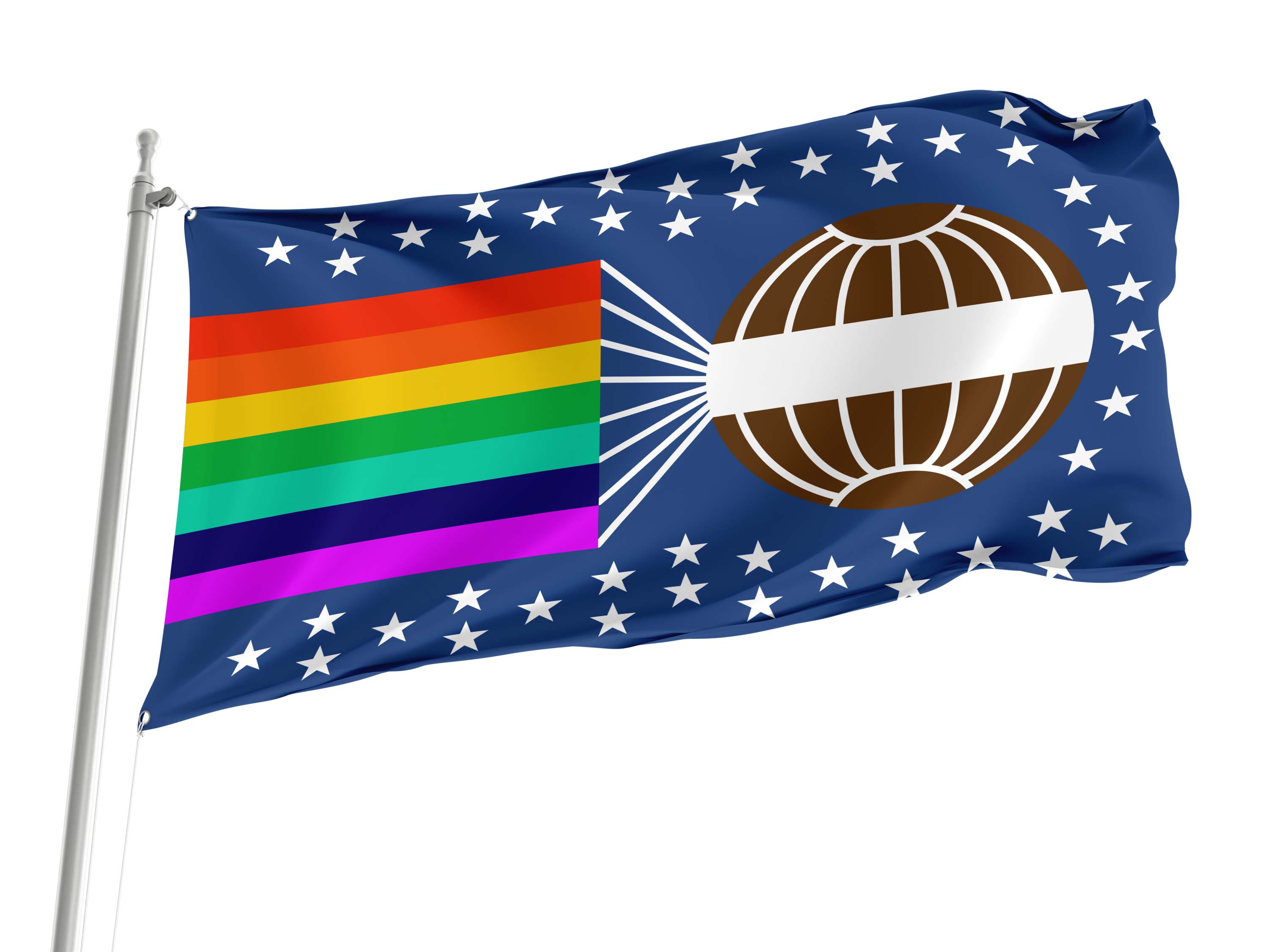 World Peace Flag of Earth for Indoor & Outdoor Use