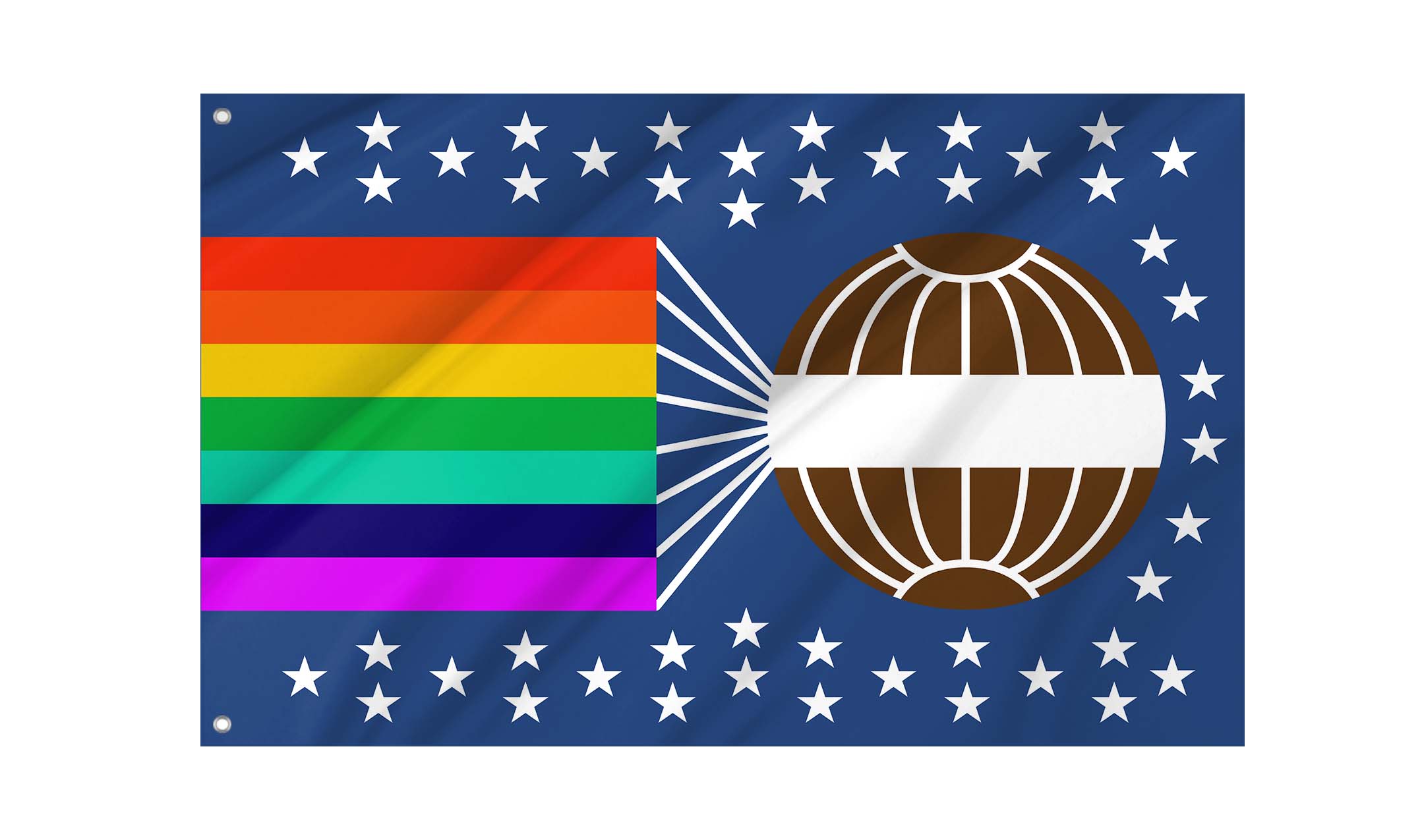 World Peace Flag of Earth for Indoor & Outdoor Use