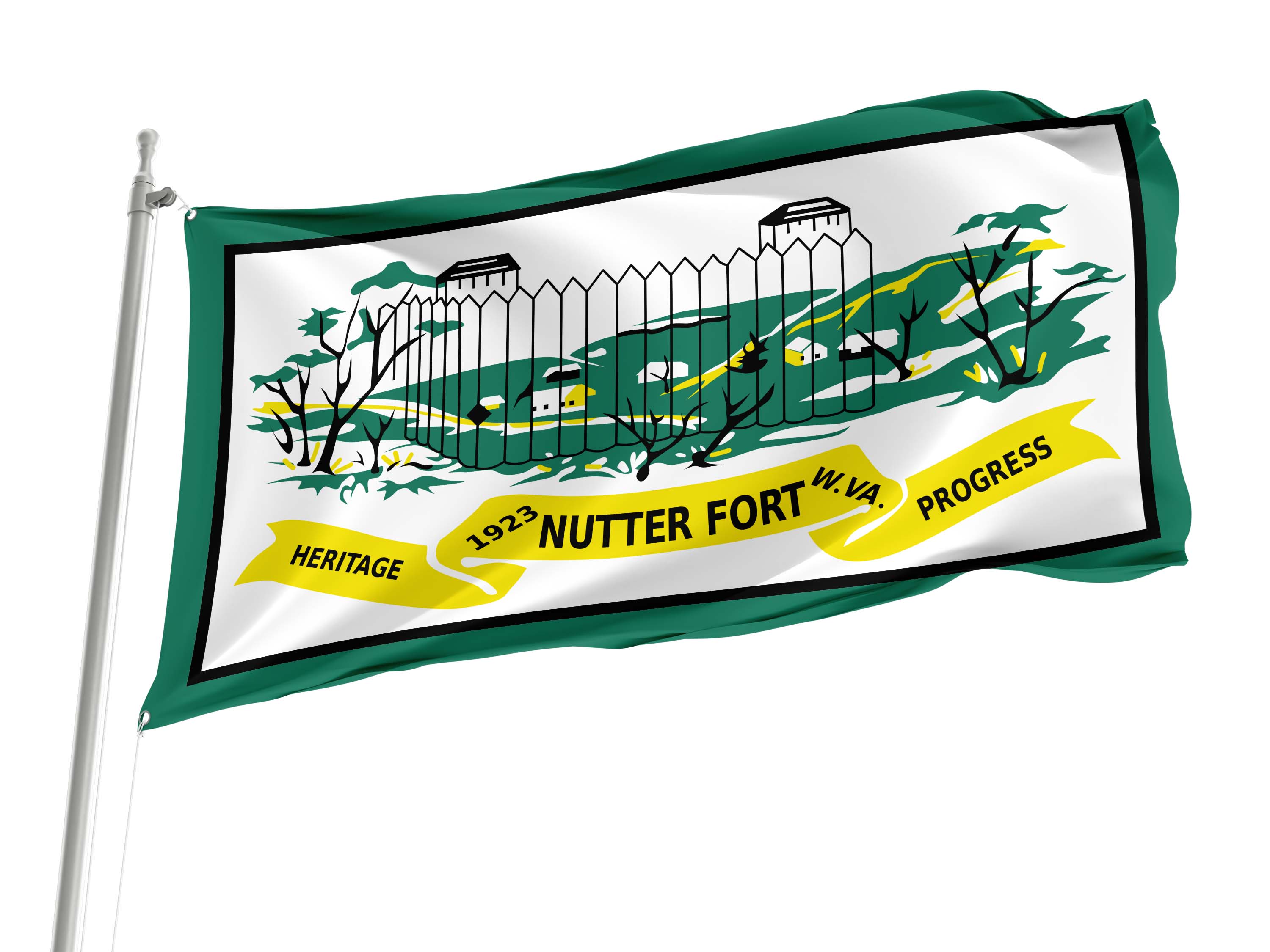 Nutter Fort Flag for Indoor & Outdoor Use
