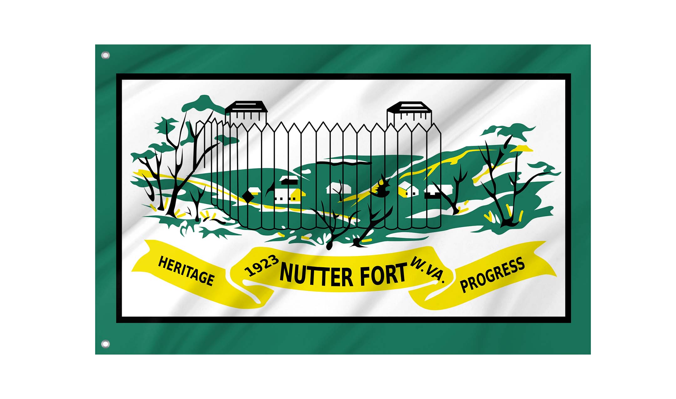 Nutter Fort Flag for Indoor & Outdoor Use