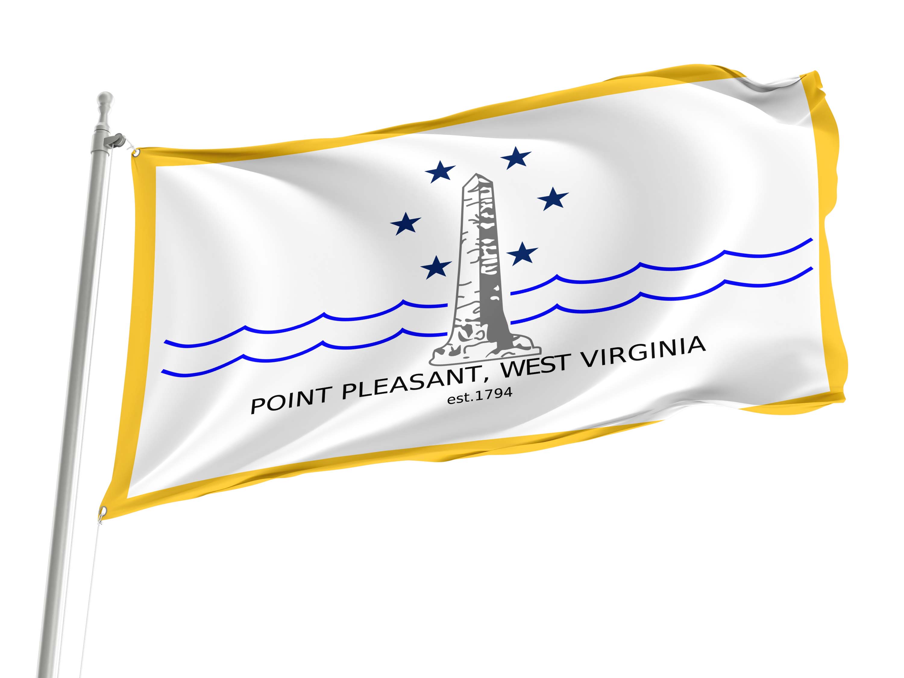 Point Pleasant Flag for Indoor & Outdoor Use