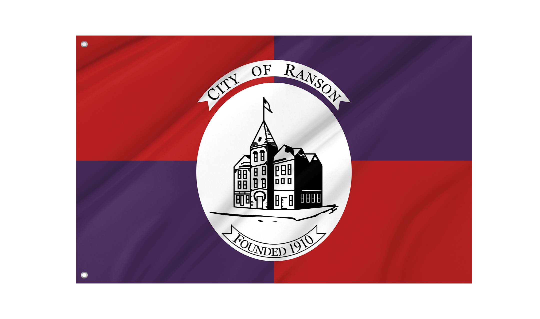 Ranson Flag for Indoor & Outdoor Use