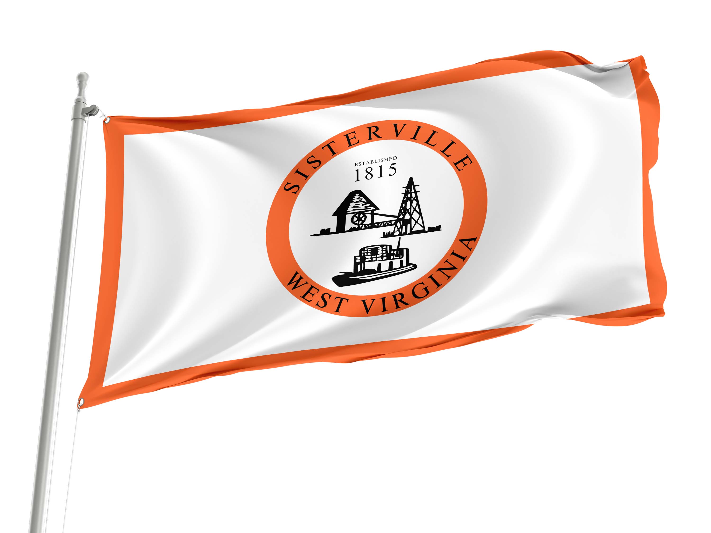 Sisterville Flag for Indoor & Outdoor Use