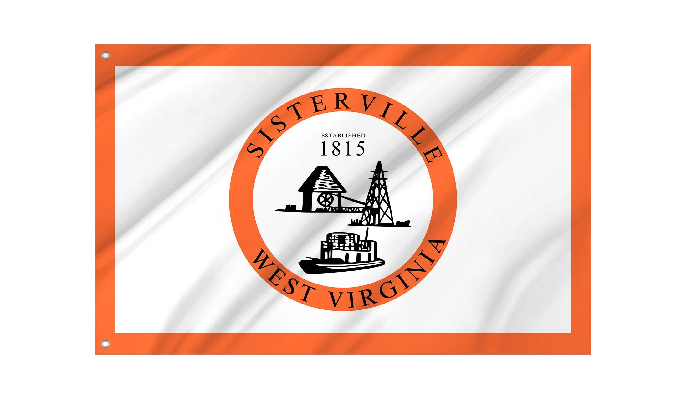 Sisterville Flag for Indoor & Outdoor Use