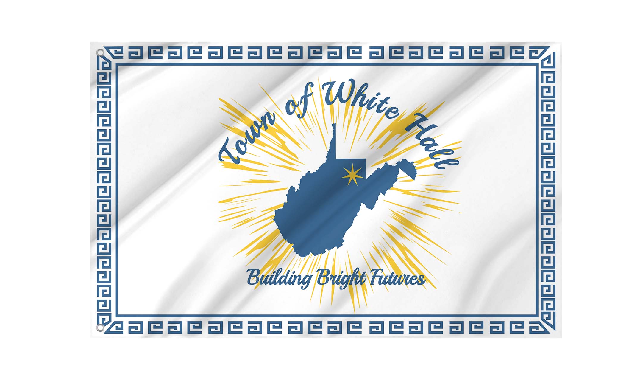 White Hall Flag for Indoor & Outdoor Use