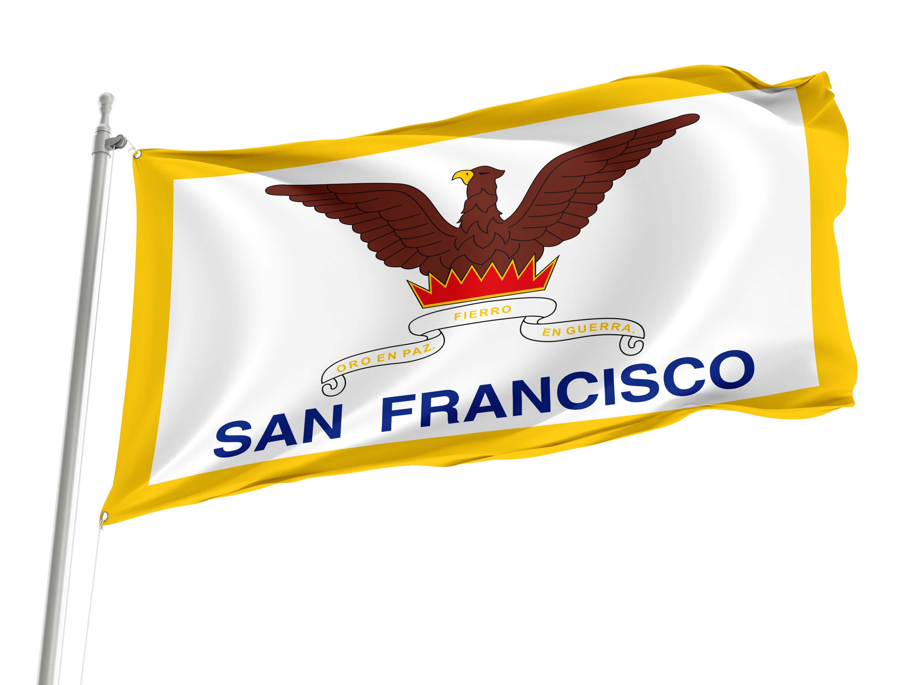 San Francisco City and County Flag for Indoor & Outdoor Use