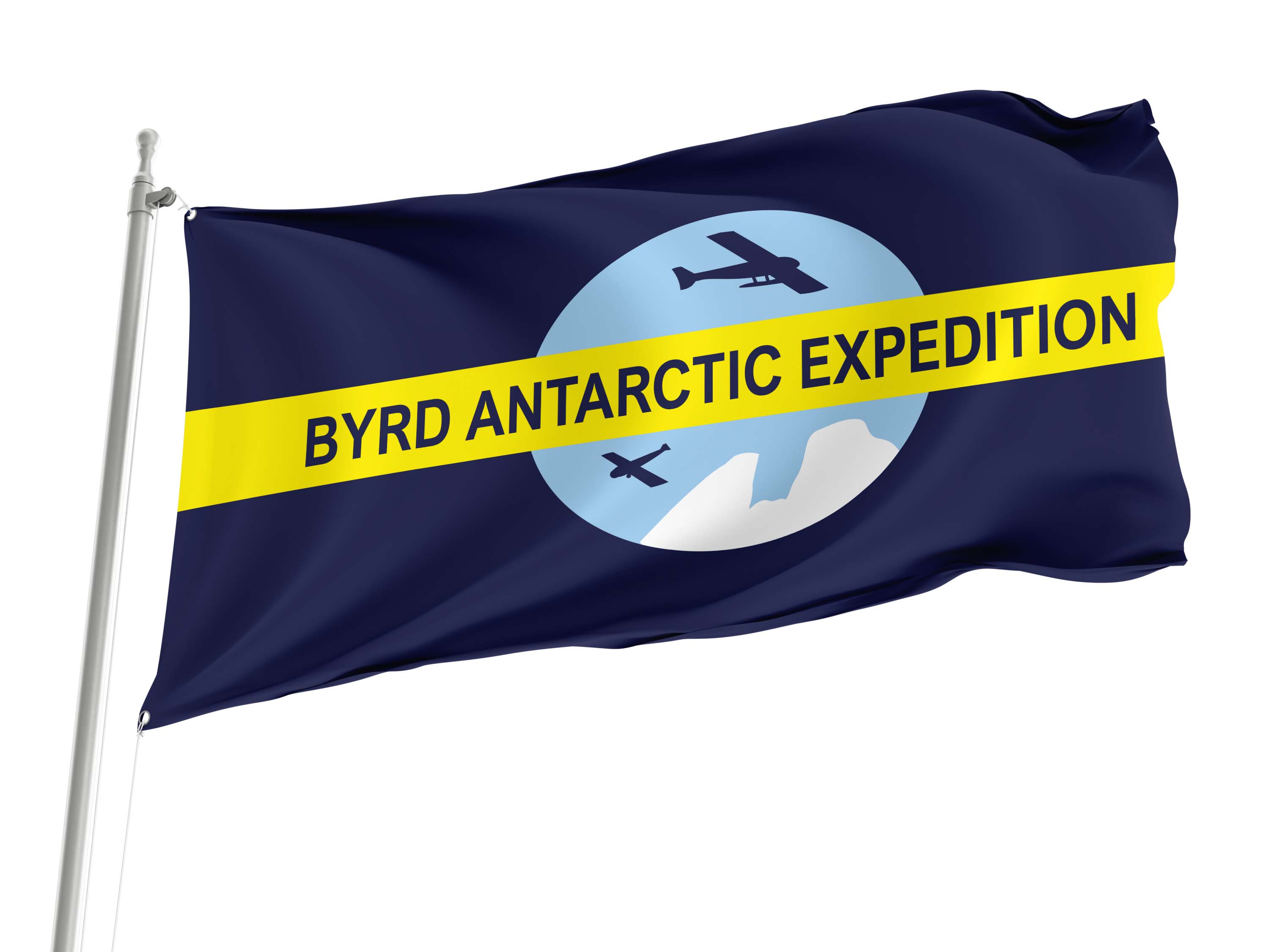 Byrd's 2nd Antarctic Expedition (1933-1939) flag for Indoor & Outdoor Use