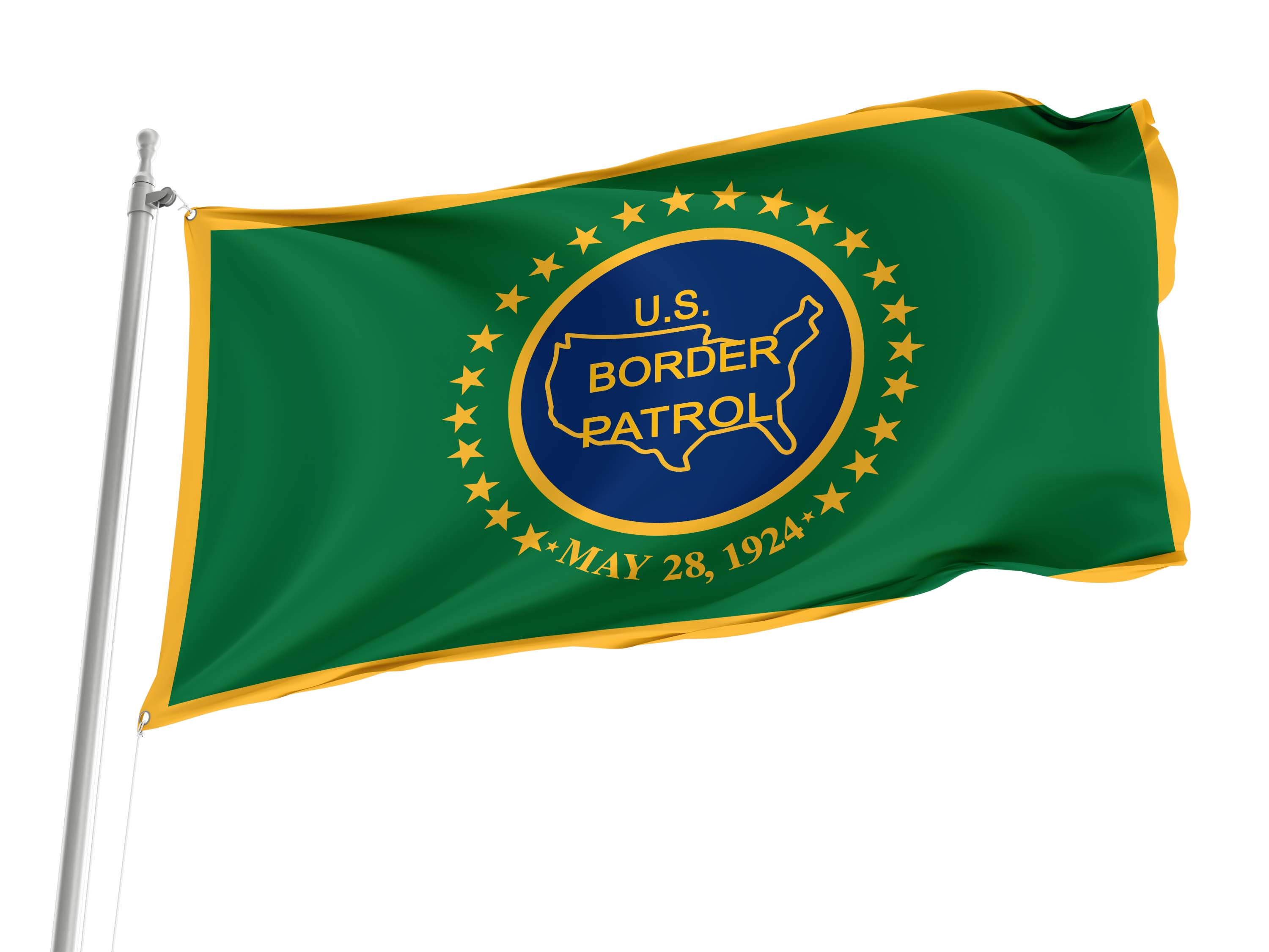 United States Border Patrol Flag for Indoor & Outdoor Use