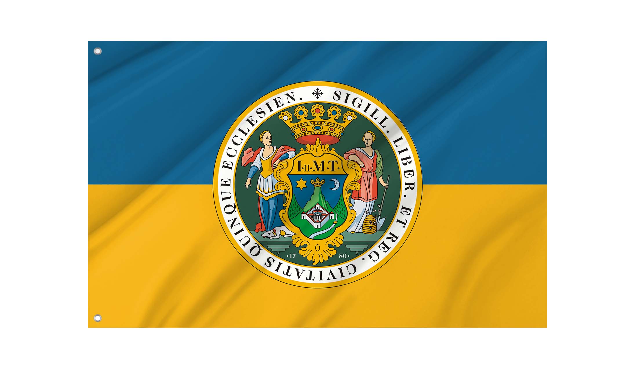 Pécs Flag for Indoor & Outdoor Use