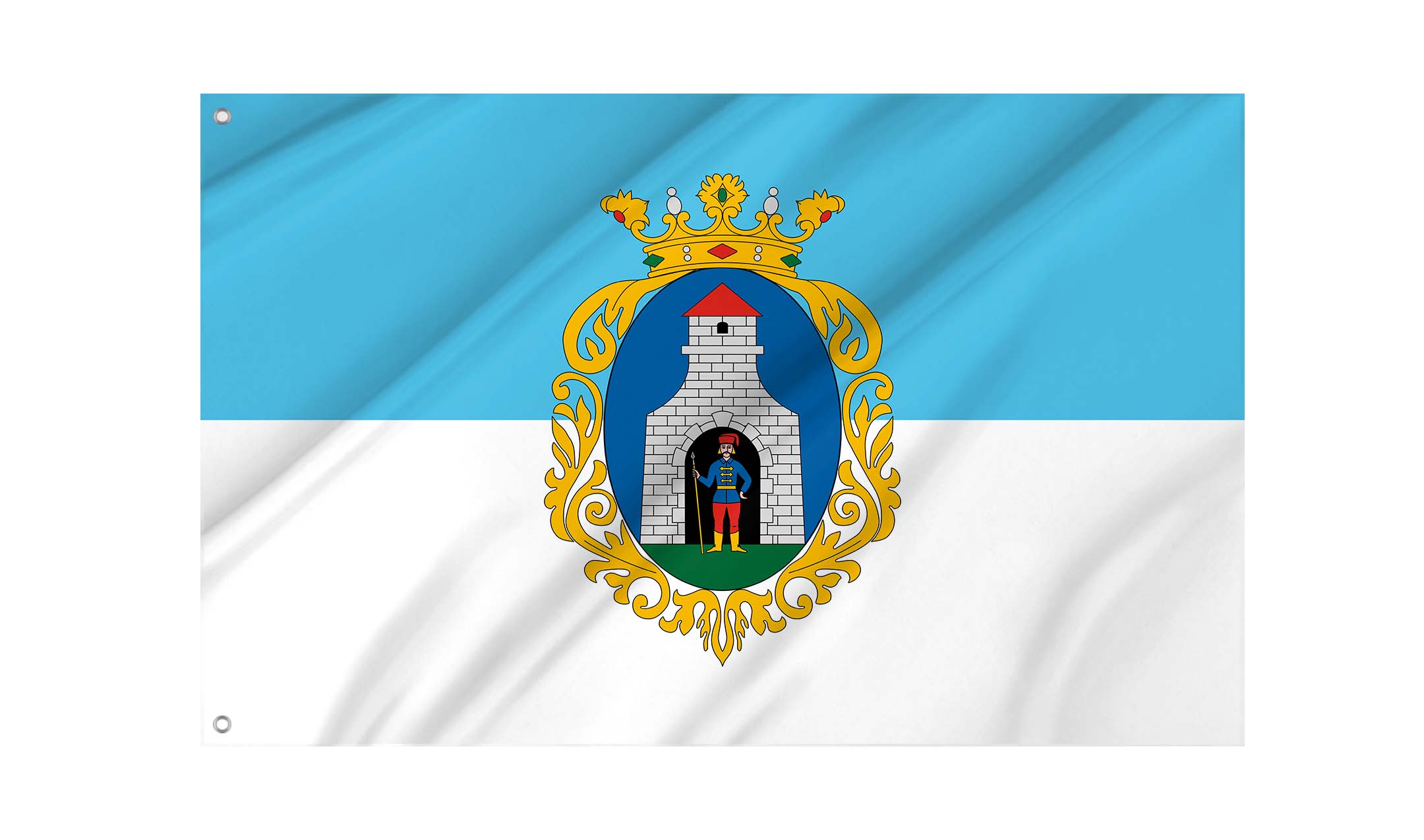 Kiskunfélegyháza Flag for Indoor & Outdoor Use